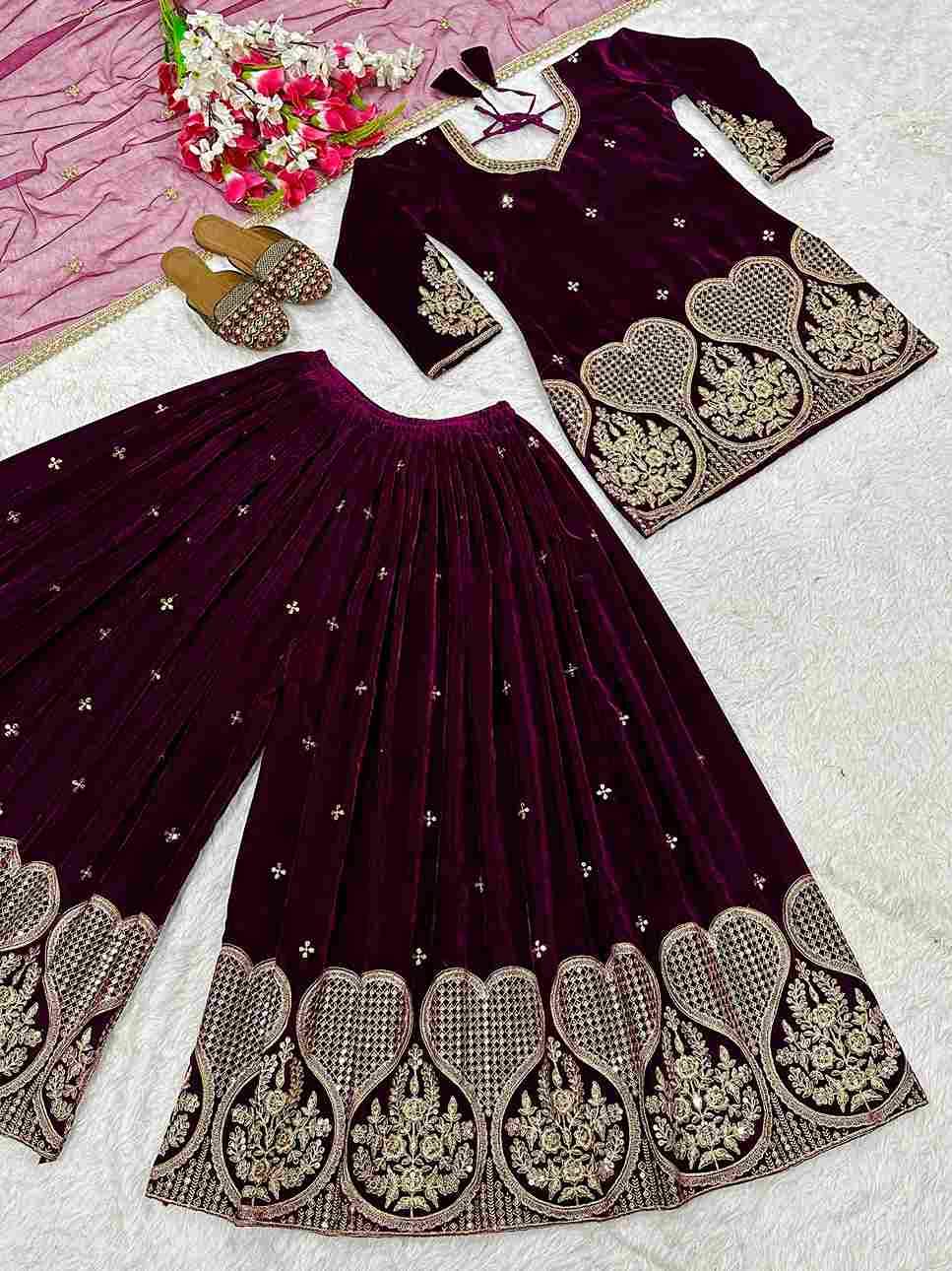 Sf-1129 By Fashid Wholesale Wear Collection Beautiful Stylish Colorful Fancy Party Wear & Occasional Wear Pure Heavy Viscose Velvet Lehenga At Wholesale Price