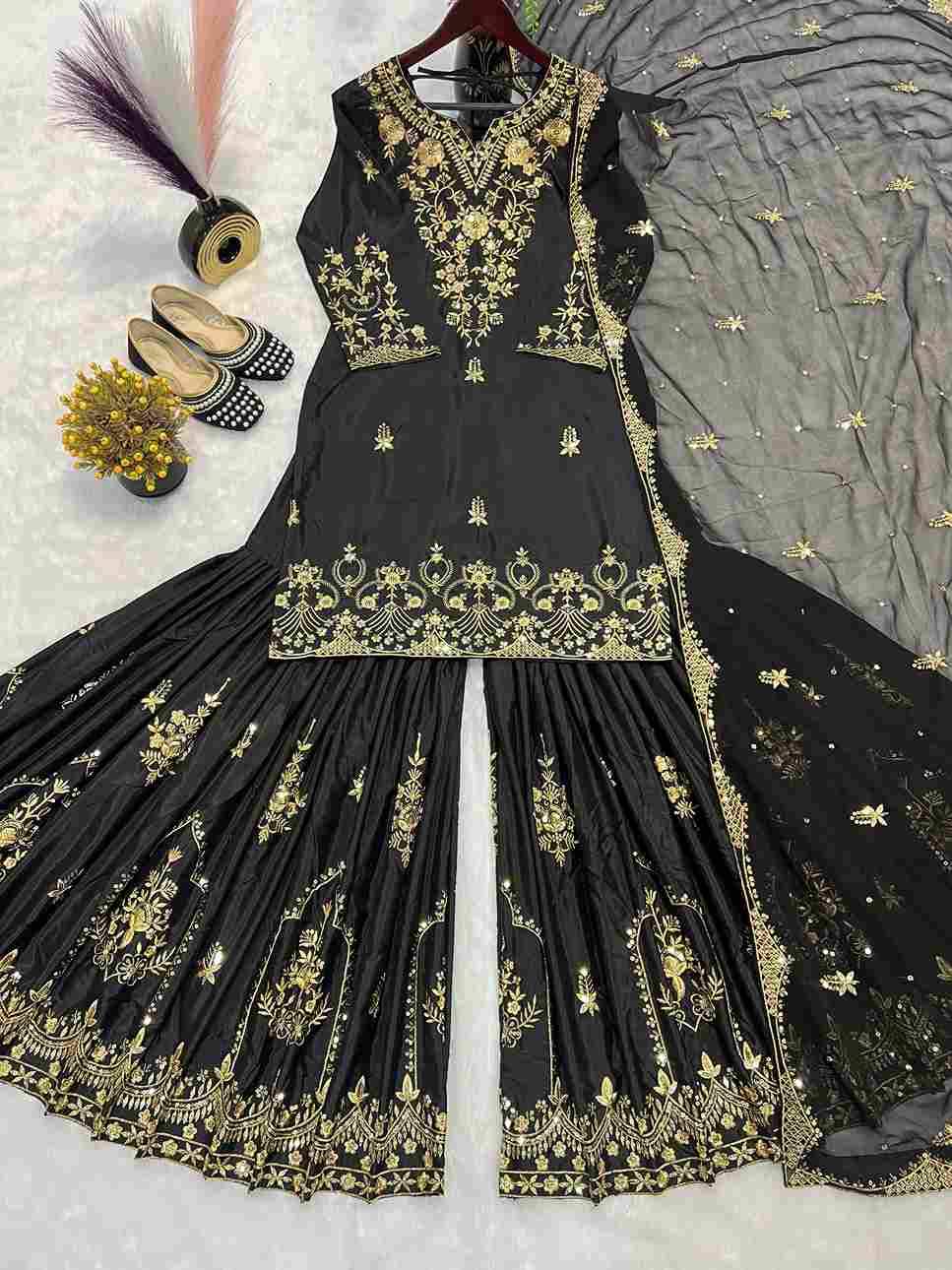 Sf-1130 By Fashid Wholesale Beautiful Festive Suits Stylish Fancy Colorful Casual Wear & Ethnic Wear Pure Natural Crepe Dresses At Wholesale Price