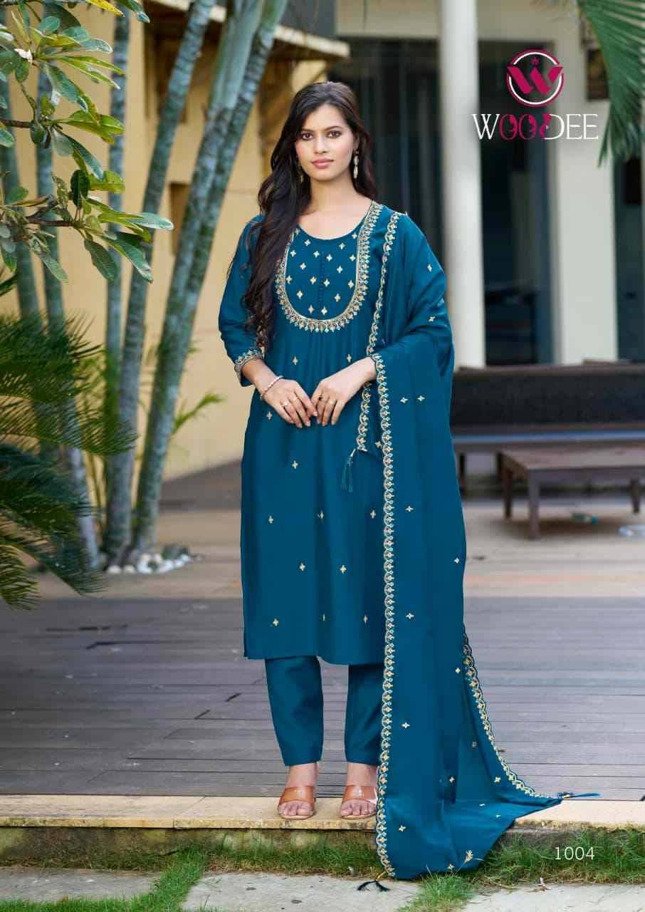 Sajani By Woodee 1001 To 1006 Series Designer Stylish Fancy Colorful Beautiful Party Wear & Ethnic Wear Collection Premium Viscose Gadhwal Dresses At Wholesale Price