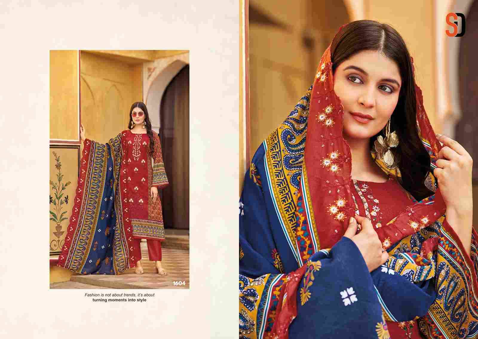 Bin Saeed Lawn Collection Vol-16 By Shraddha Designer 1601 To 1608 Series Designer Pakistani Suits Beautiful Fancy Stylish Colorful Party Wear & Occasional Wear Pure Cotton Print With Embroidery Dresses At Wholesale Price