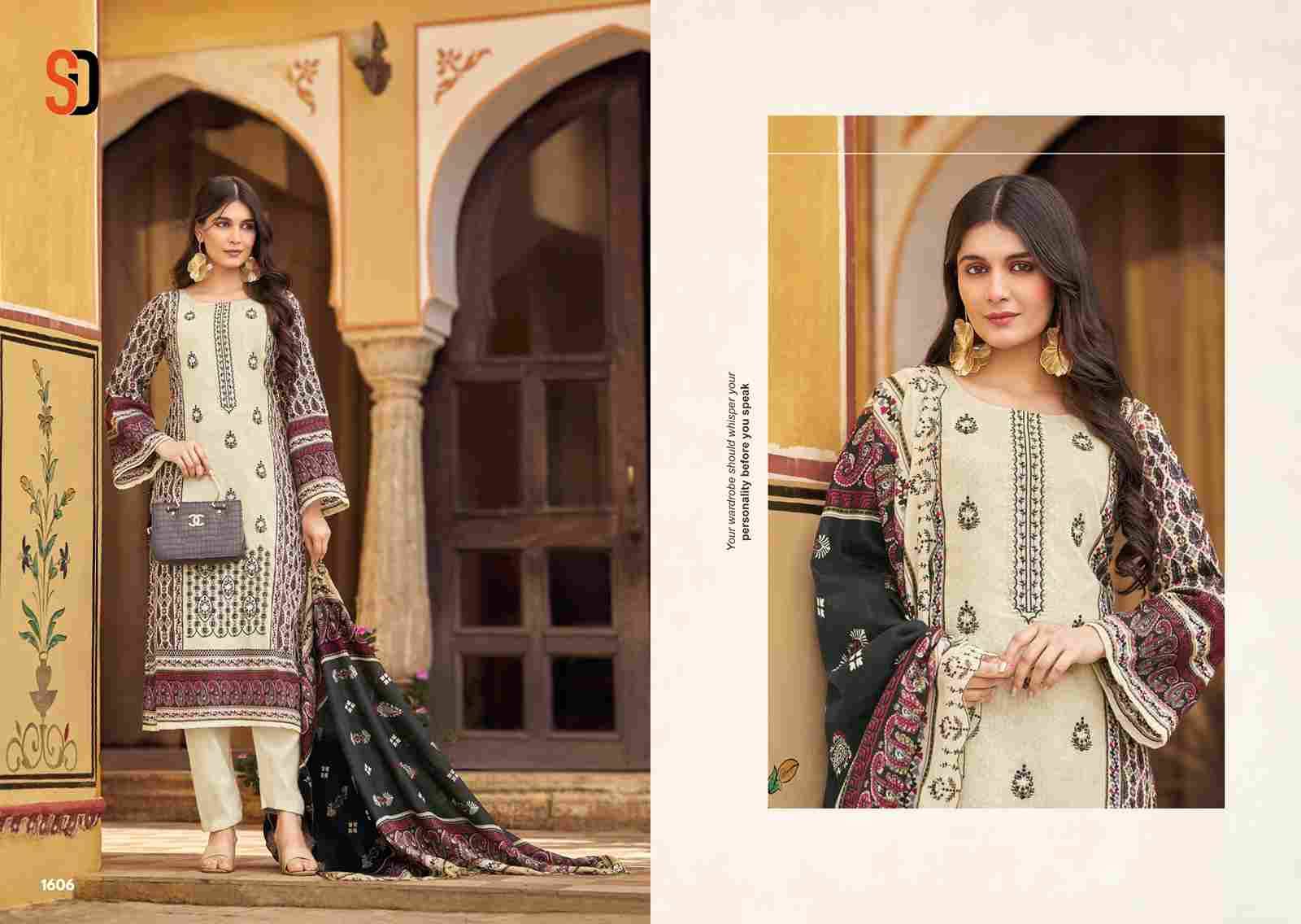 Bin Saeed Lawn Collection Vol-16 By Shraddha Designer 1601 To 1608 Series Designer Pakistani Suits Beautiful Fancy Stylish Colorful Party Wear & Occasional Wear Pure Cotton Print With Embroidery Dresses At Wholesale Price