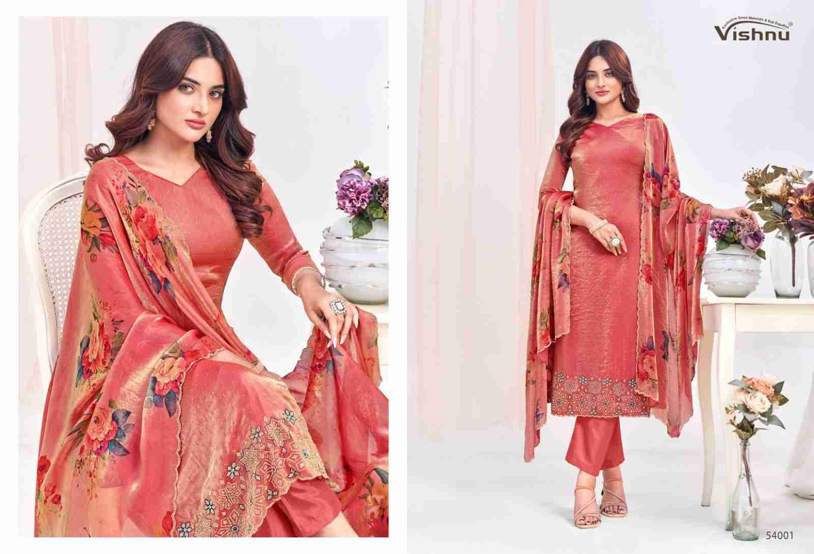 Farhana By Vishnu 54001 To 54009 Series Beautiful Stylish Festive Suits Fancy Colorful Casual Wear & Ethnic Wear & Ready To Wear French Silk Dresses At Wholesale Price