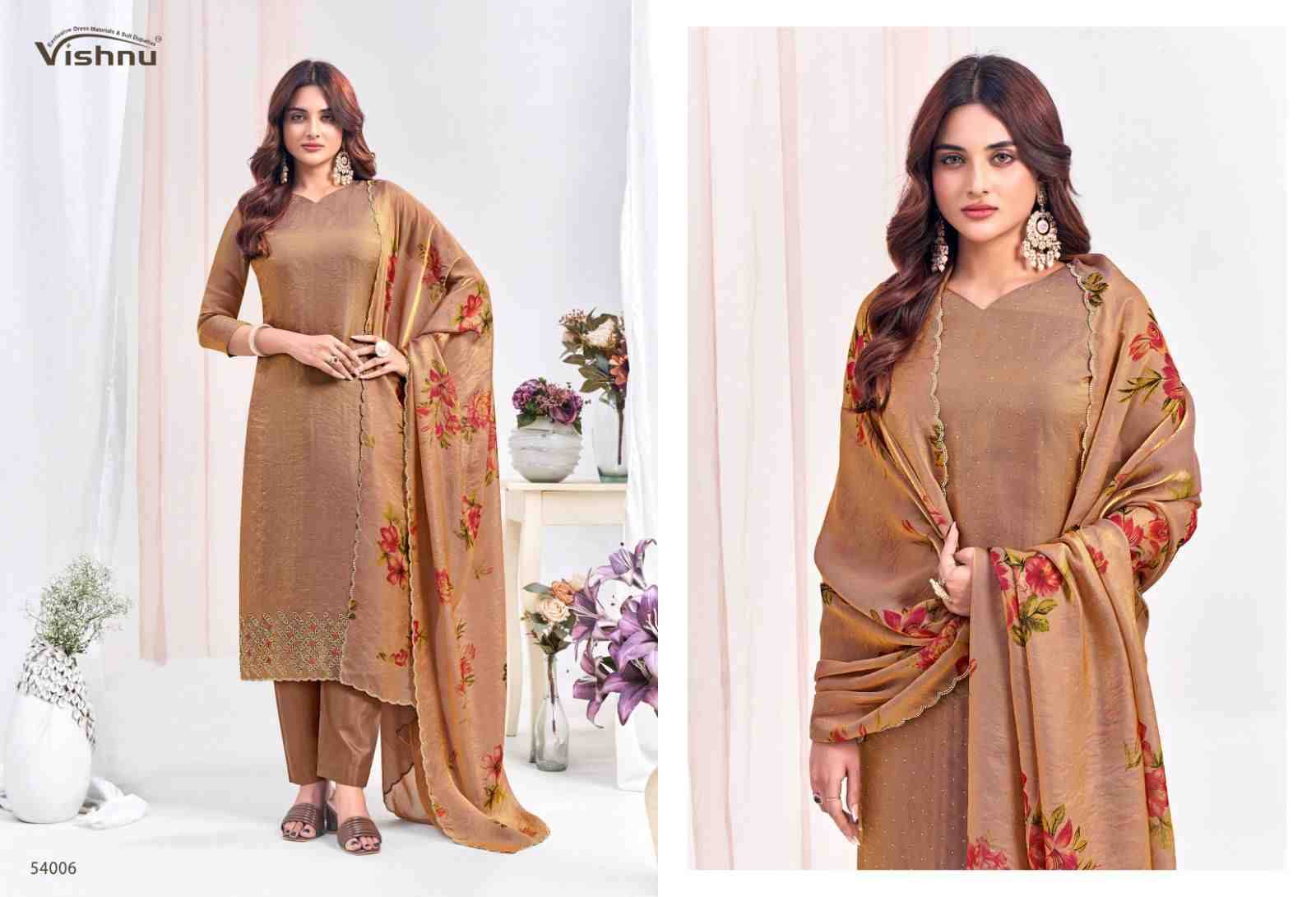 Farhana By Vishnu 54001 To 54009 Series Beautiful Stylish Festive Suits Fancy Colorful Casual Wear & Ethnic Wear & Ready To Wear French Silk Dresses At Wholesale Price