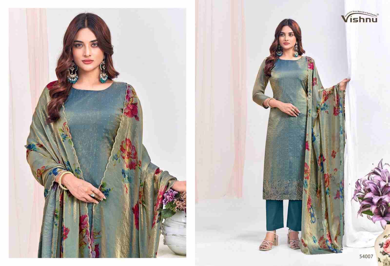 Farhana By Vishnu 54001 To 54009 Series Beautiful Stylish Festive Suits Fancy Colorful Casual Wear & Ethnic Wear & Ready To Wear French Silk Dresses At Wholesale Price