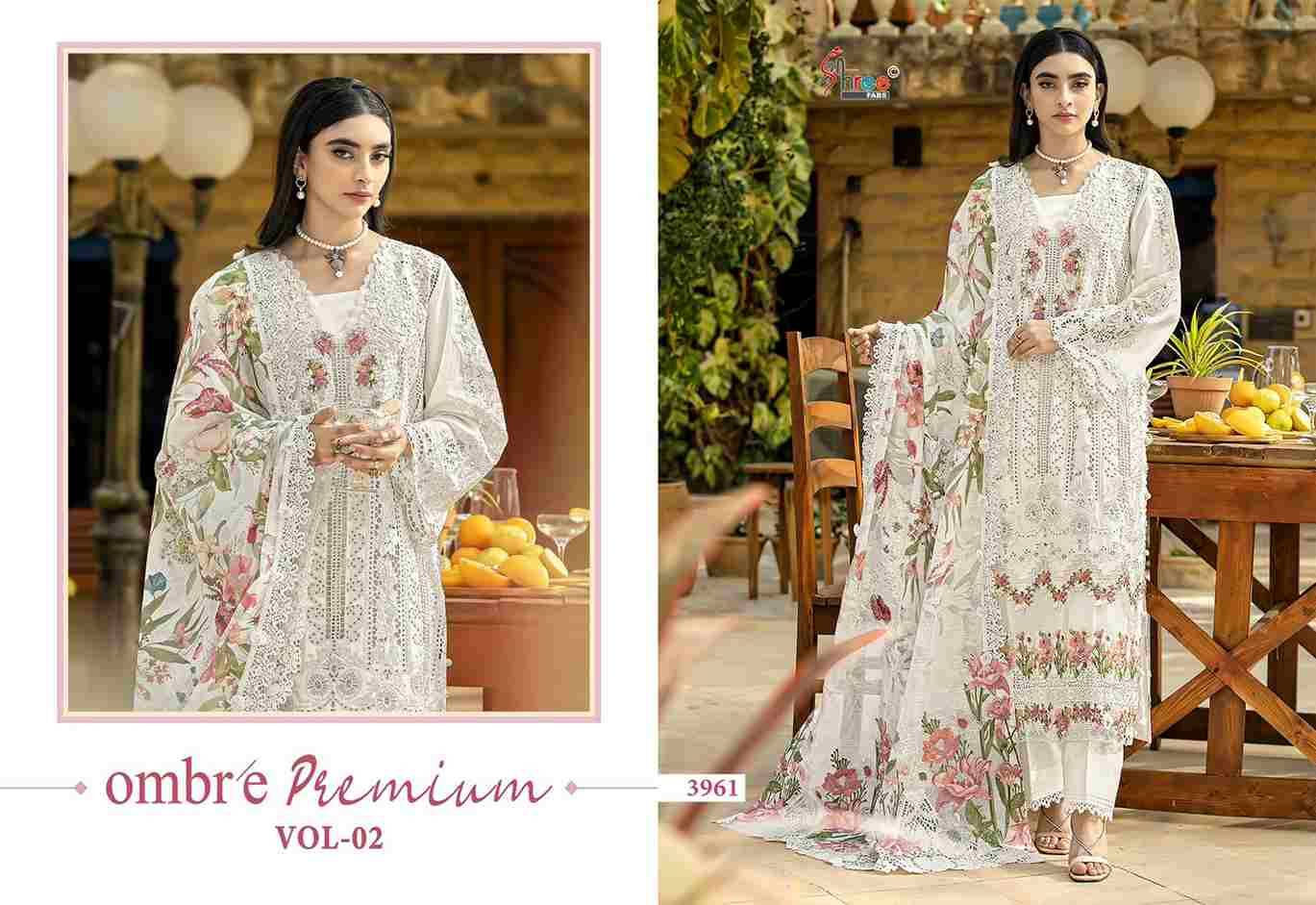 Ombre 3961 Colours By Shree Fabs 3963-A To 3963-D Series Designer Pakistani Suits Collection Beautiful Stylish Fancy Colorful Party Wear & Ethnic Wear Pure Viscose With Pure Cotton With Embroidery Dresses At Wholesale Price