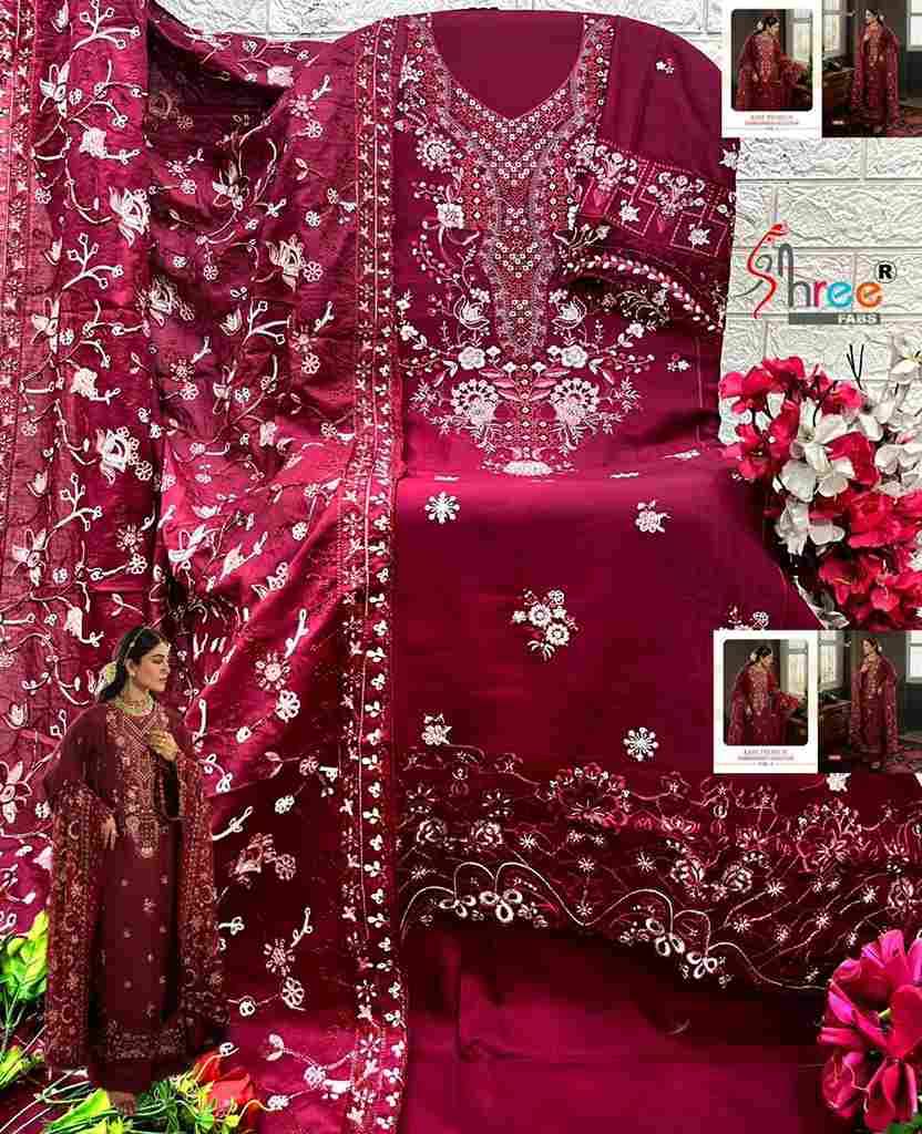 Kahf Premium Embroidered Collection Vol-1 By Shree Fabs 4071 To 4075 Series Beautiful Pakistani Suits Colorful Stylish Fancy Casual Wear & Ethnic Wear Pure Rayon With Embroidered Dresses At Wholesale Price