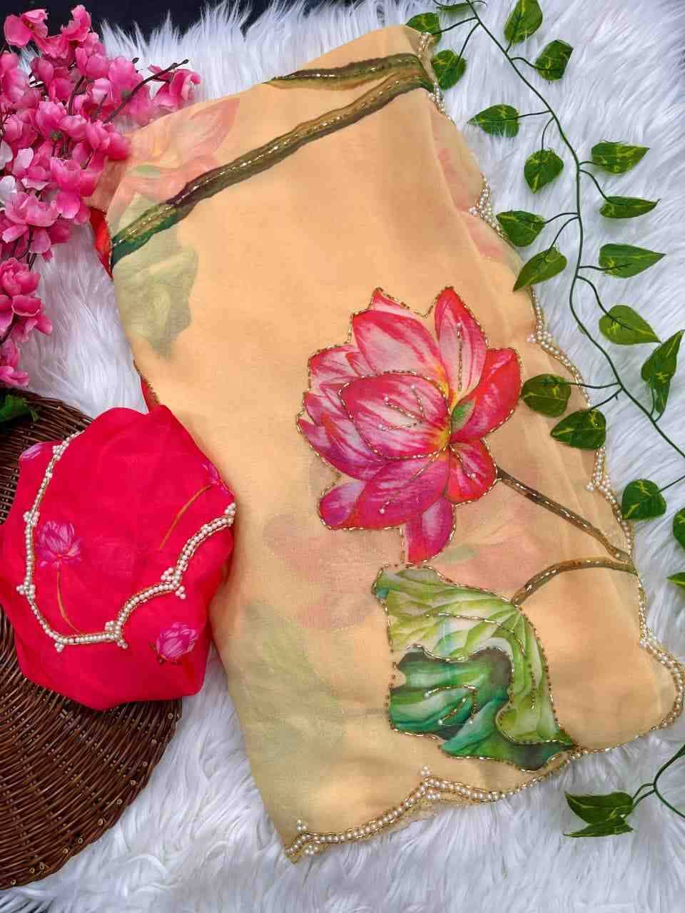 Vd-Maskat Vol-4 By Fashid Wholesale Indian Traditional Wear Collection Beautiful Stylish Fancy Colorful Party Wear & Occasional Wear Georgette Silk Sarees At Wholesale Price