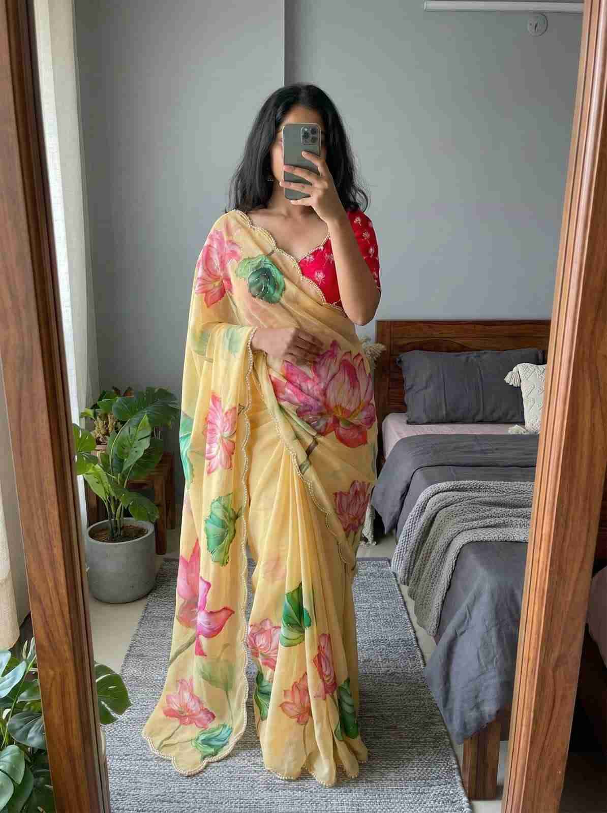 Vd-Maskat Vol-4 By Fashid Wholesale Indian Traditional Wear Collection Beautiful Stylish Fancy Colorful Party Wear & Occasional Wear Georgette Silk Sarees At Wholesale Price