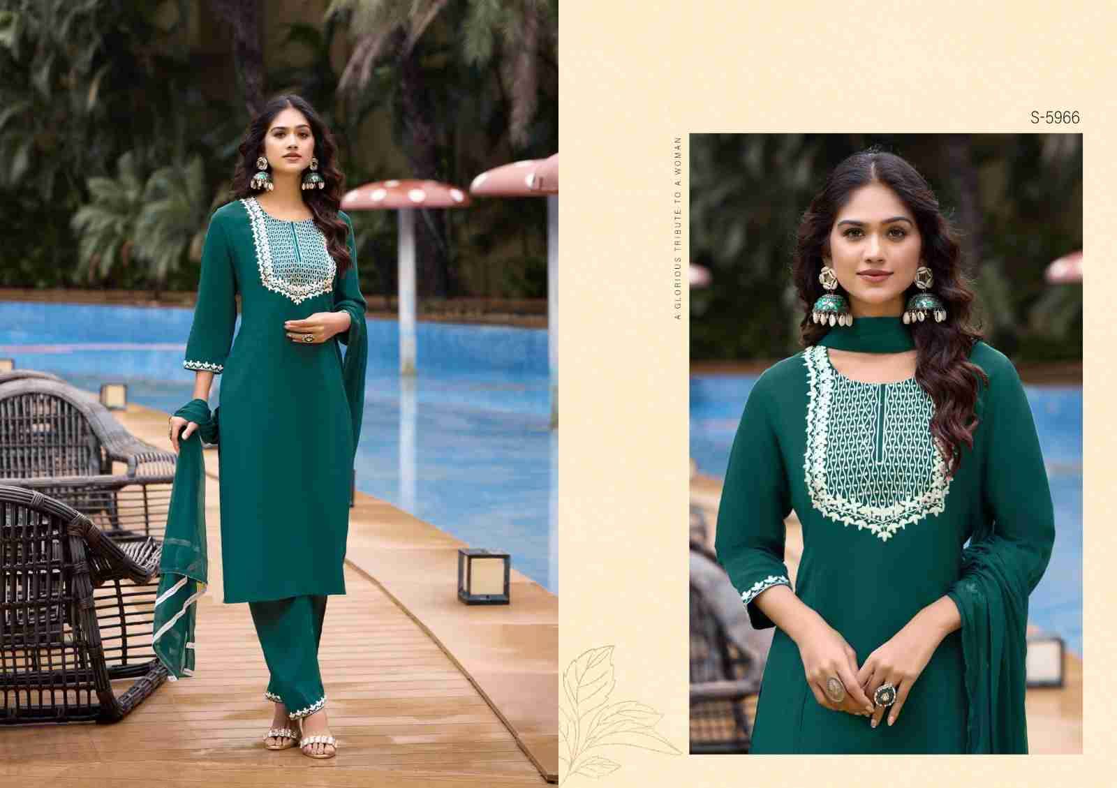 Vaishnavi By SBS 5965 To 5968 Series Beautiful Festive Suits Colorful Stylish Fancy Casual Wear & Ethnic Wear Silk Dresses At Wholesale Price