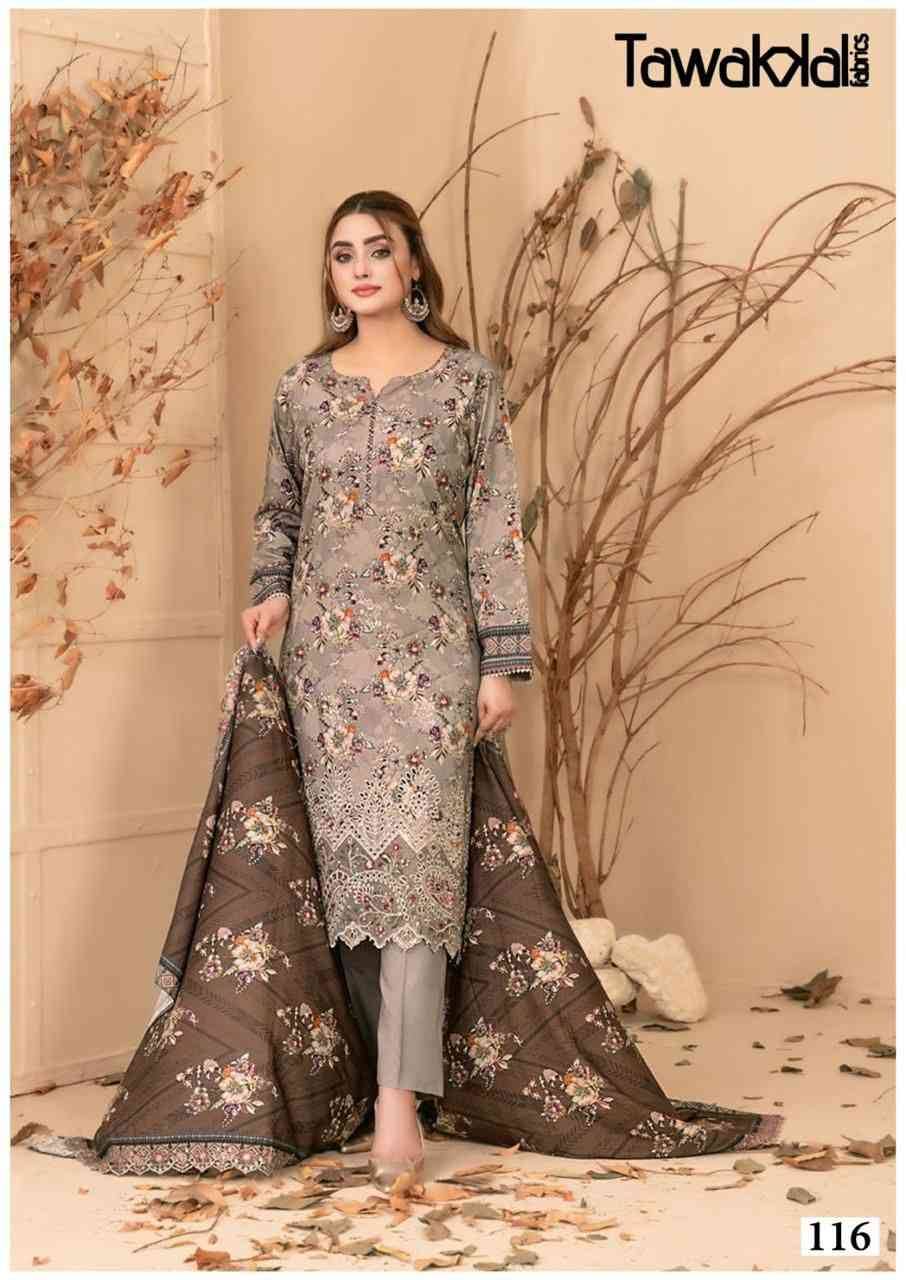 Saba Vol-2 By Tawakkal Fab 111 To 120 Series Designer Festive Suits Beautiful Stylish Fancy Colorful Party Wear & Occasional Wear Pure Cotton Dresses At Wholesale Price