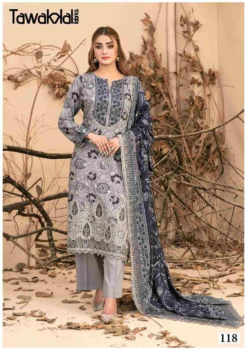 Saba Vol-2 By Tawakkal Fab 111 To 120 Series Designer Festive Suits Beautiful Stylish Fancy Colorful Party Wear & Occasional Wear Pure Cotton Dresses At Wholesale Price