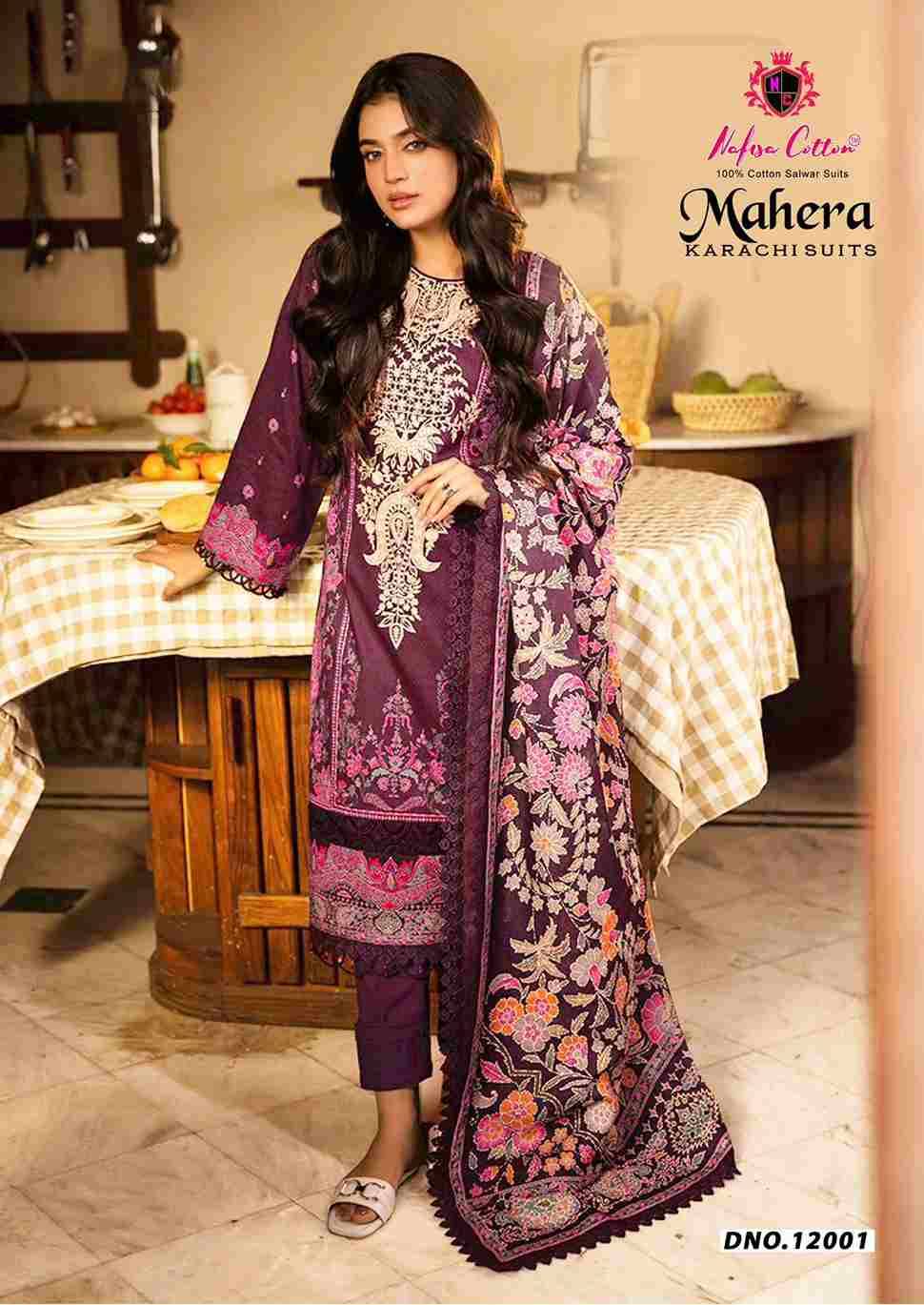 Mahera Vol-12 By Nafisa Cotton 12001 To 12006 Series Beautiful Festive Suits Stylish Fancy Colorful Casual Wear & Ethnic Wear Soft Cotton Print Dresses At Wholesale Price