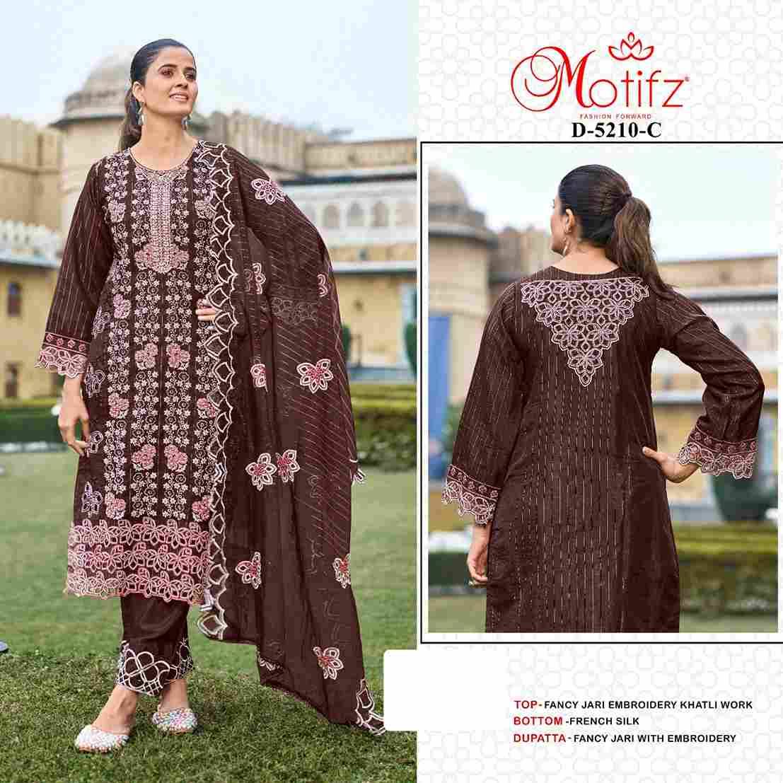 Motifz Hit Design 5210 Colours By Motifz 5210-A To 5210-D Series Beautiful Pakistani Suits Colorful Stylish Fancy Casual Wear & Ethnic Wear Fancy Dresses At Wholesale Price