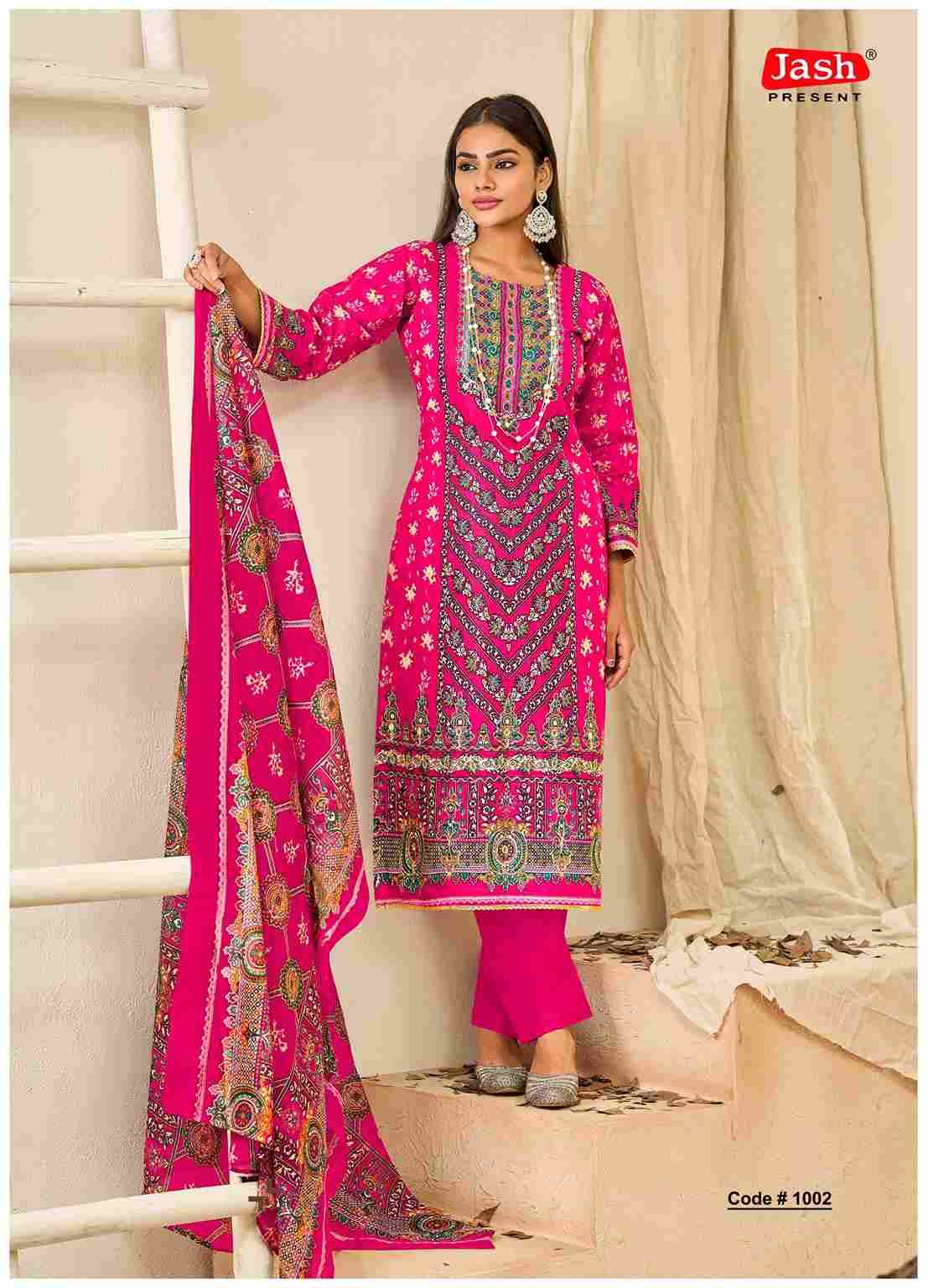 Muzlin By Jash 1001 To 1008 Series Beautiful Festive Suits Stylish Fancy Colorful Casual Wear & Ethnic Wear Cotton Print Dresses At Wholesale Price