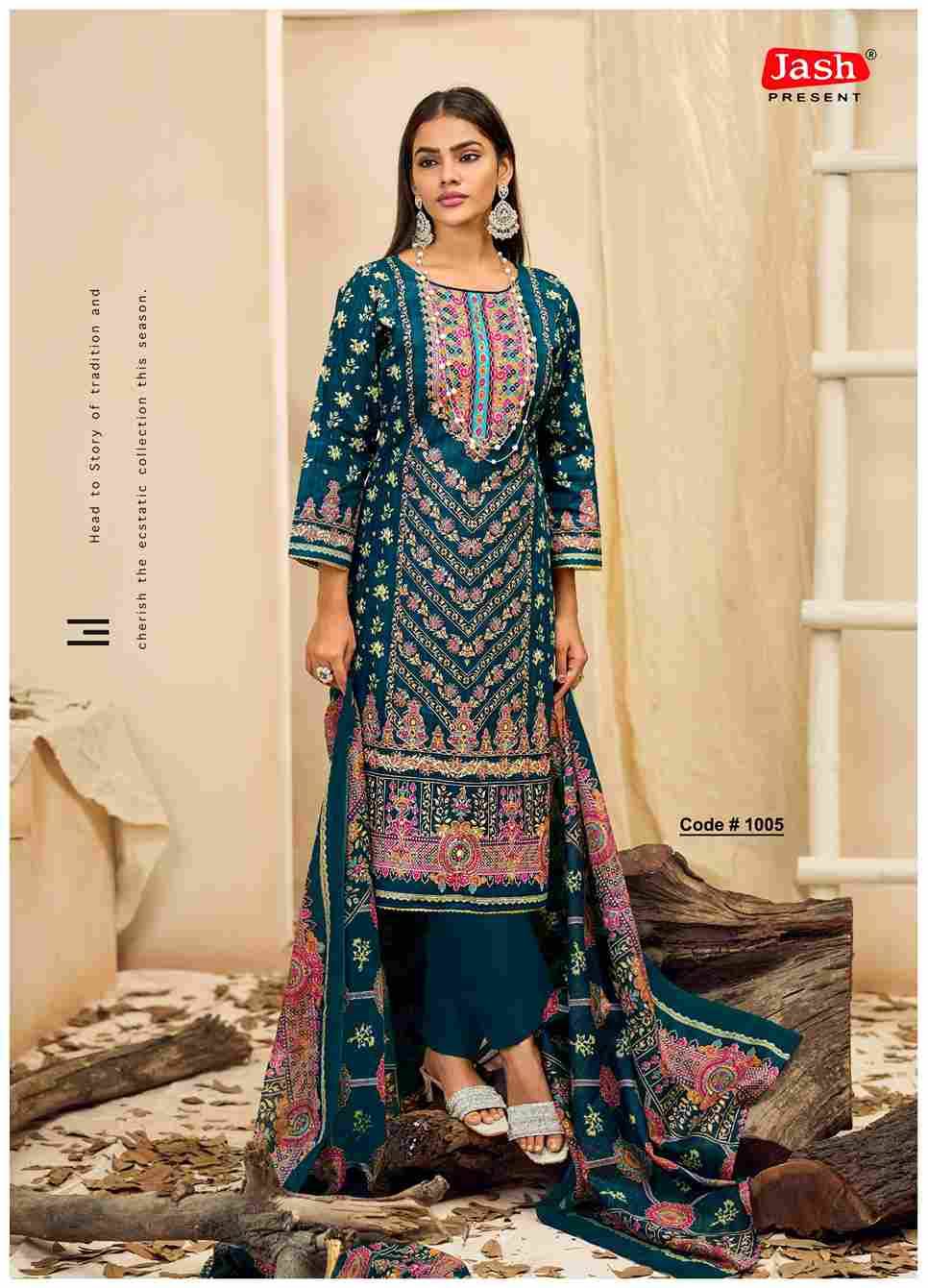 Muzlin By Jash 1001 To 1008 Series Beautiful Festive Suits Stylish Fancy Colorful Casual Wear & Ethnic Wear Cotton Print Dresses At Wholesale Price