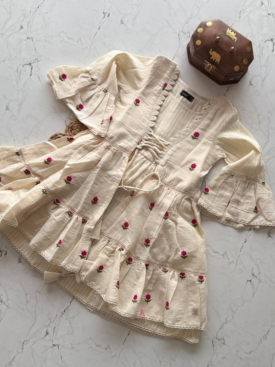 Vt-5010 By Fashid Wholesale 01 To 06 Series Beautiful Stylish Festive Suits Fancy Colorful Casual Wear & Ethnic Wear & Ready To Wear Pure Khadi Cotton Frock At Wholesale Price