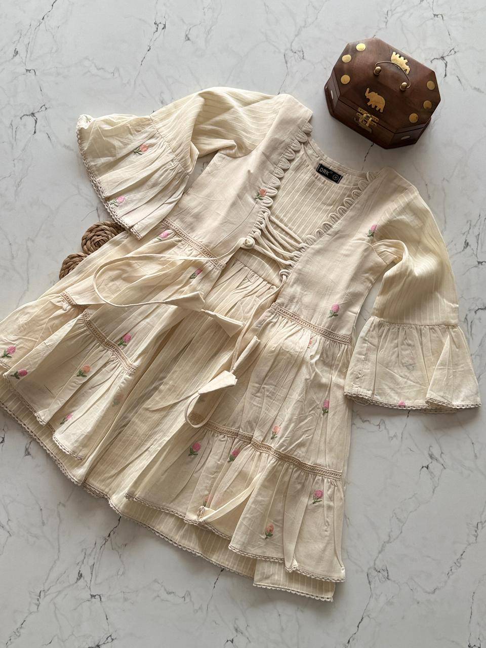 Vt-5010 By Fashid Wholesale 01 To 06 Series Beautiful Stylish Festive Suits Fancy Colorful Casual Wear & Ethnic Wear & Ready To Wear Pure Khadi Cotton Frock At Wholesale Price