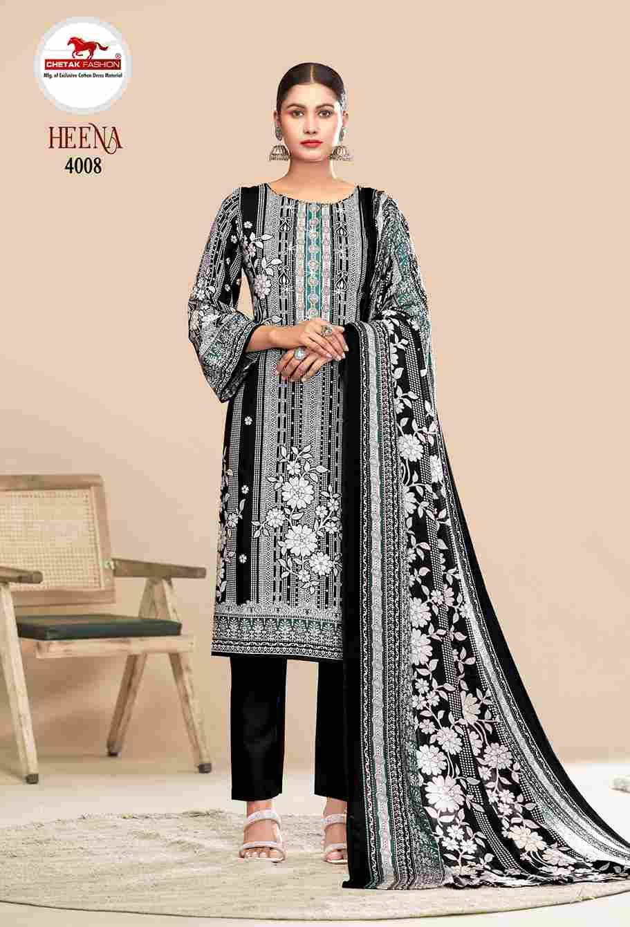 Heena Vol-4 By Chetak Fashion 4001 To 4008 Series Beautiful Festive Suits Colorful Stylish Fancy Casual Wear & Ethnic Wear Rayon Print Dresses At Wholesale Price