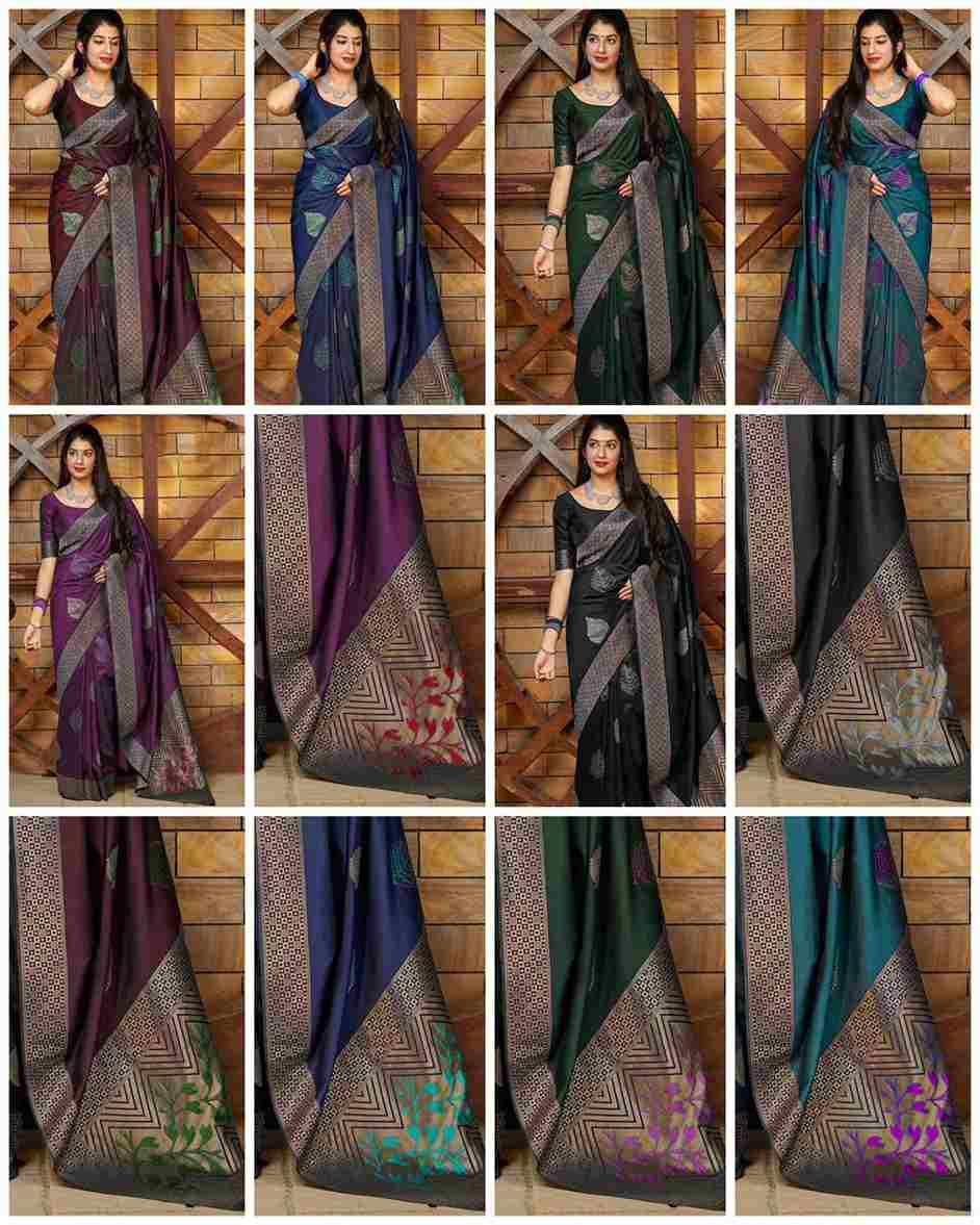 Kp-4027 By Fashid Wholesale 01 To 06 Series Indian Traditional Wear Collection Beautiful Stylish Fancy Colorful Party Wear & Occasional Wear Soft Lichi Silk Sarees At Wholesale Price