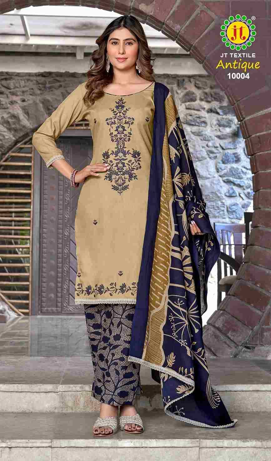Antique Vol-10 By JT 10001 To 10005 Series Beautiful Festive Suits Colorful Stylish Fancy Casual Wear & Ethnic Wear Rayon Dresses At Wholesale Price