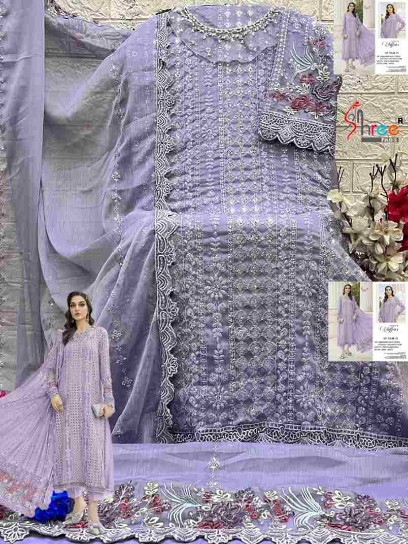 Shree Fabs Hit Design SF-5548 Colours By Shree Fabs SF-5548-A To SF-5548-D Series Beautiful Stylish Pakistani Suits Fancy Colorful Casual Wear & Ethnic Wear & Ready To Wear Chiffon Embroidery Dresses At Wholesale Price