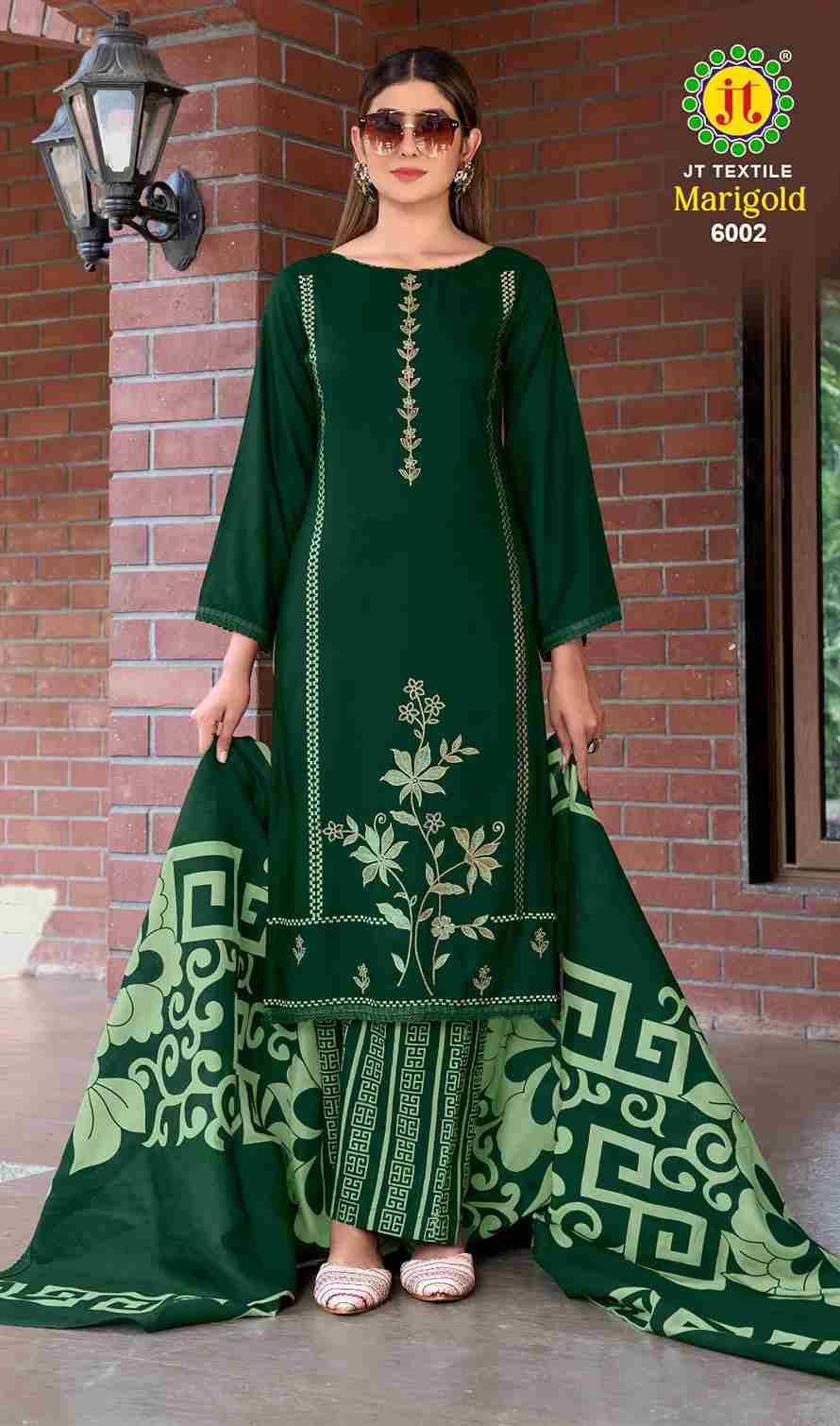 Marigold Vol-6 By JT 6001 To 6005 Series Beautiful Festive Suits Colorful Stylish Fancy Casual Wear & Ethnic Wear Rayon Dresses At Wholesale Price