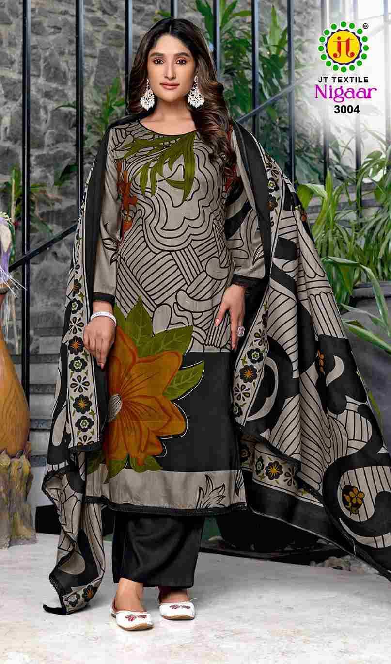 Nigaar Vol-3 By JT 3001 To 3005 Series Beautiful Festive Suits Colorful Stylish Fancy Casual Wear & Ethnic Wear Rayon Dresses At Wholesale Price