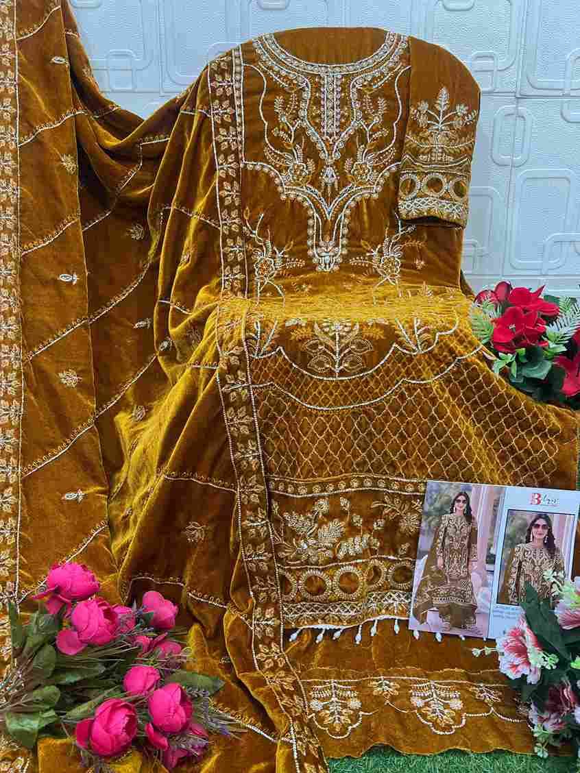 Bilqis 234 Colours By Bilqis 234-A To 234-D Series Beautiful Pakistani Suits Stylish Fancy Colorful Party Wear & Occasional Wear Velvet Embroidery Dresses At Wholesale Price