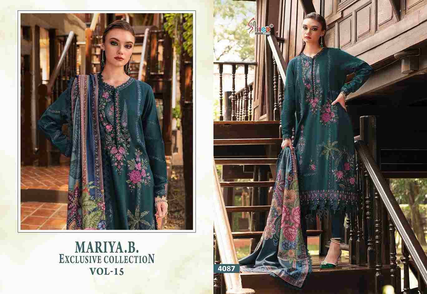 Mariya.B. Exclusive Collection Vol-15 By Shree Fabs 4087 To 4092 Series Beautiful Pakistani Suits Colorful Stylish Fancy Casual Wear & Ethnic Wear Pure Rayon With Embroidered Dresses At Wholesale Price