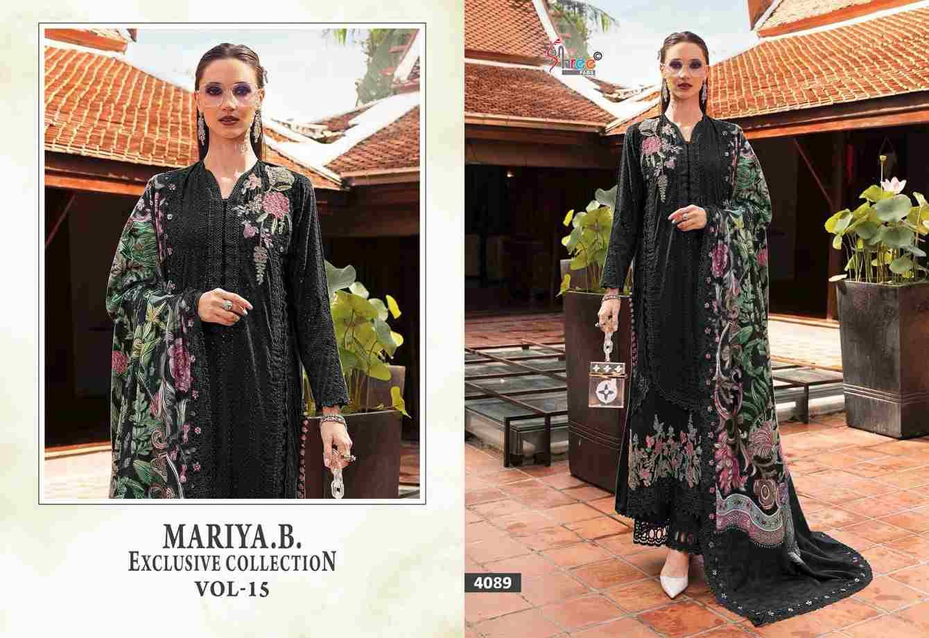 Mariya.B. Exclusive Collection Vol-15 By Shree Fabs 4087 To 4092 Series Beautiful Pakistani Suits Colorful Stylish Fancy Casual Wear & Ethnic Wear Pure Rayon With Embroidered Dresses At Wholesale Price