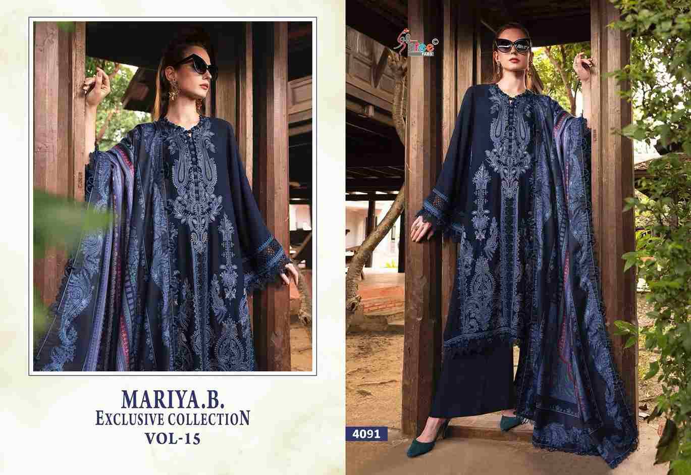 Mariya.B. Exclusive Collection Vol-15 By Shree Fabs 4087 To 4092 Series Beautiful Pakistani Suits Colorful Stylish Fancy Casual Wear & Ethnic Wear Pure Rayon With Embroidered Dresses At Wholesale Price