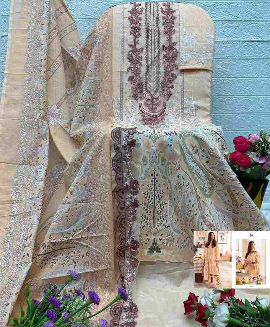 Jade Urbane-25 Vol-6 By Deepsy Suits 1511 To 1518 Series Pakistani Stylish Beautiful Colourful Printed & Embroidered Party Wear & Occasional Wear Pure Cotton Dresses At Wholesale Price