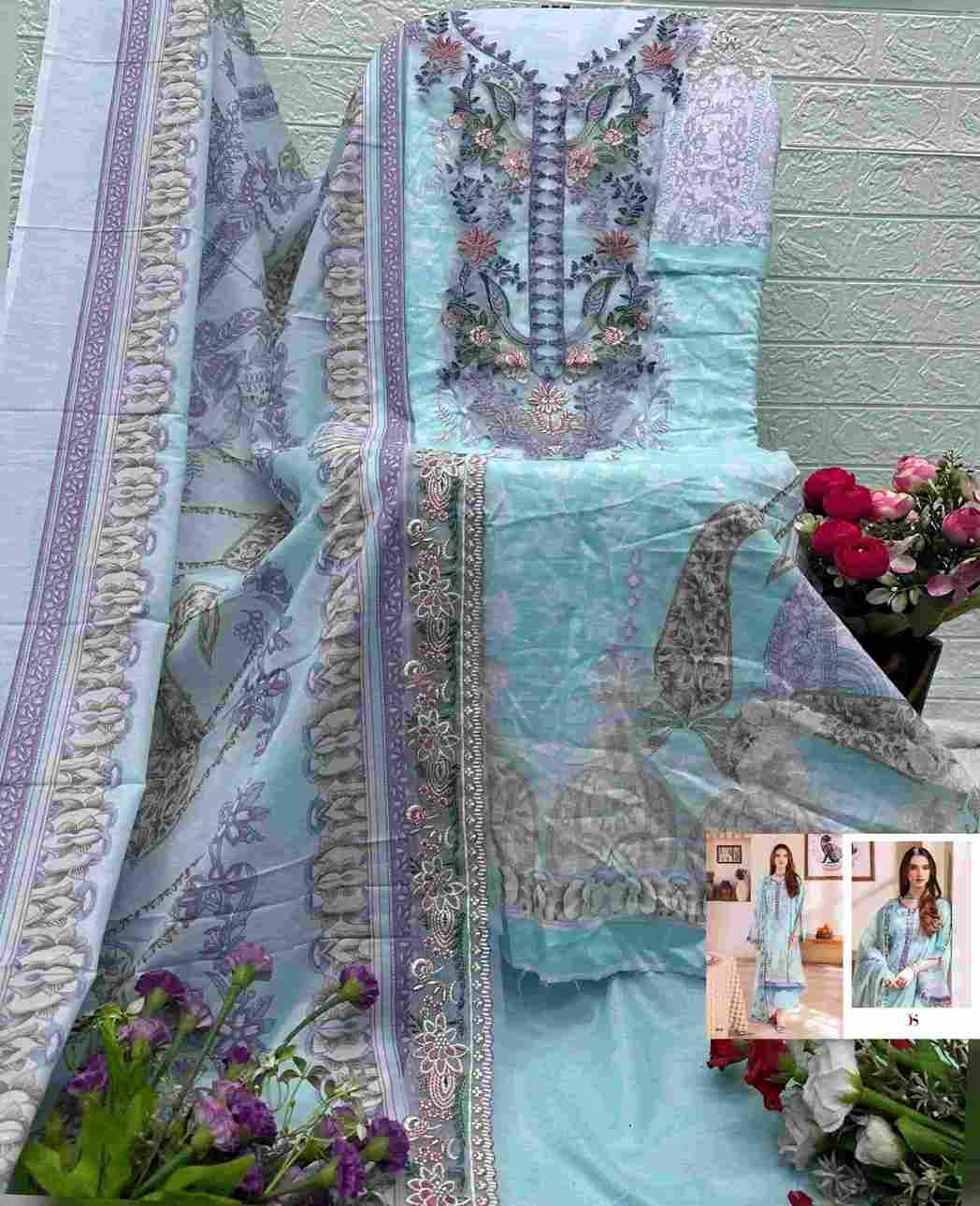 Jade Urbane-25 Vol-6 By Deepsy Suits 1511 To 1518 Series Pakistani Stylish Beautiful Colourful Printed & Embroidered Party Wear & Occasional Wear Pure Cotton Dresses At Wholesale Price