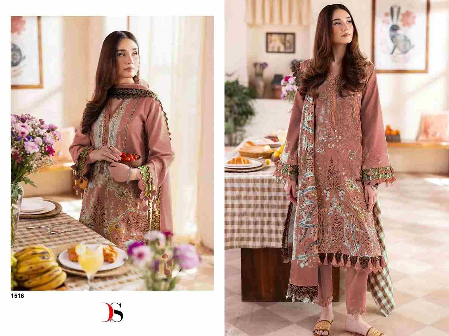 Jade Urbane-25 Vol-6 By Deepsy Suits 1511 To 1518 Series Pakistani Stylish Beautiful Colourful Printed & Embroidered Party Wear & Occasional Wear Pure Cotton Dresses At Wholesale Price