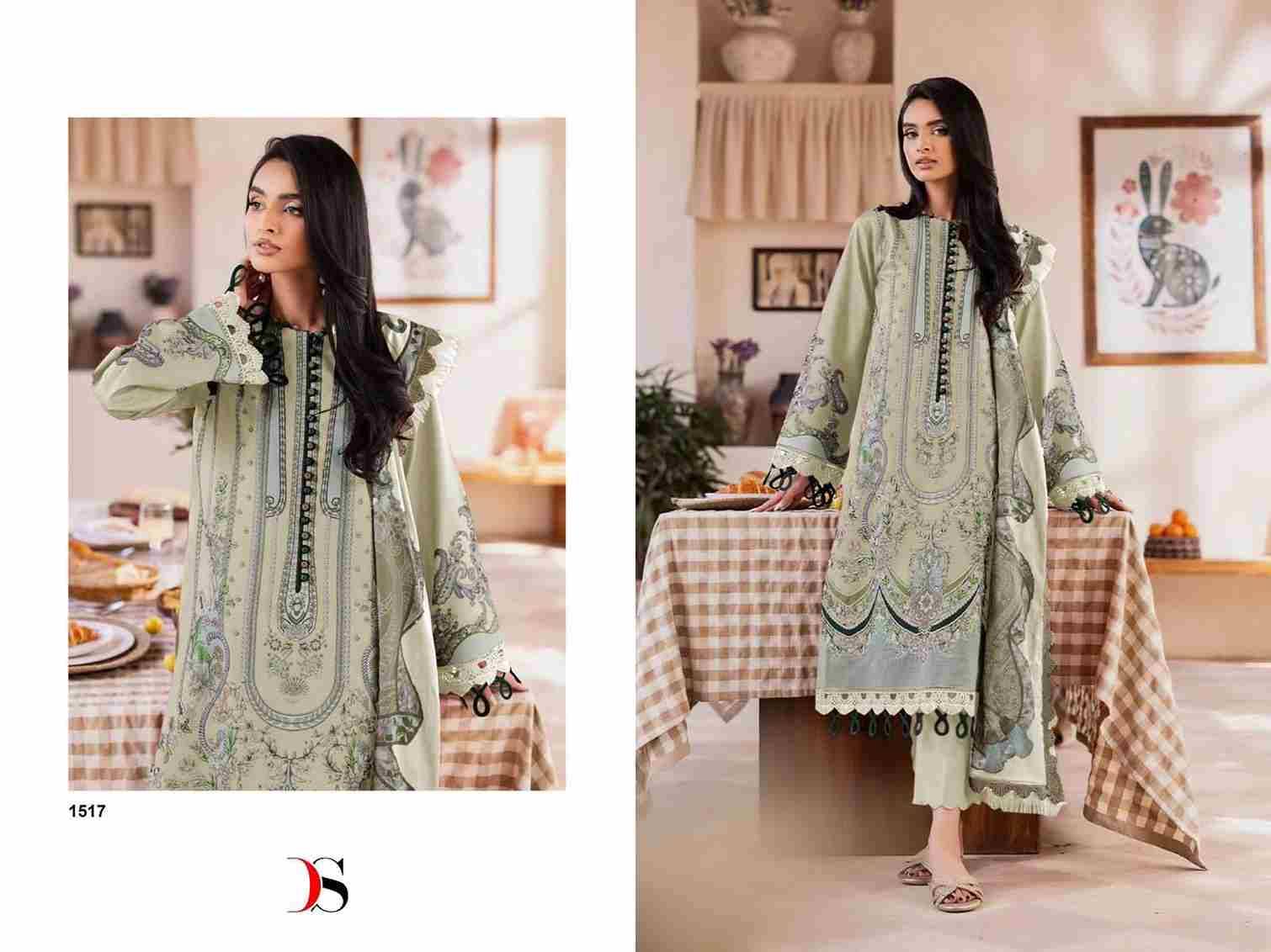 Jade Urbane-25 Vol-6 By Deepsy Suits 1511 To 1518 Series Pakistani Stylish Beautiful Colourful Printed & Embroidered Party Wear & Occasional Wear Pure Cotton Dresses At Wholesale Price