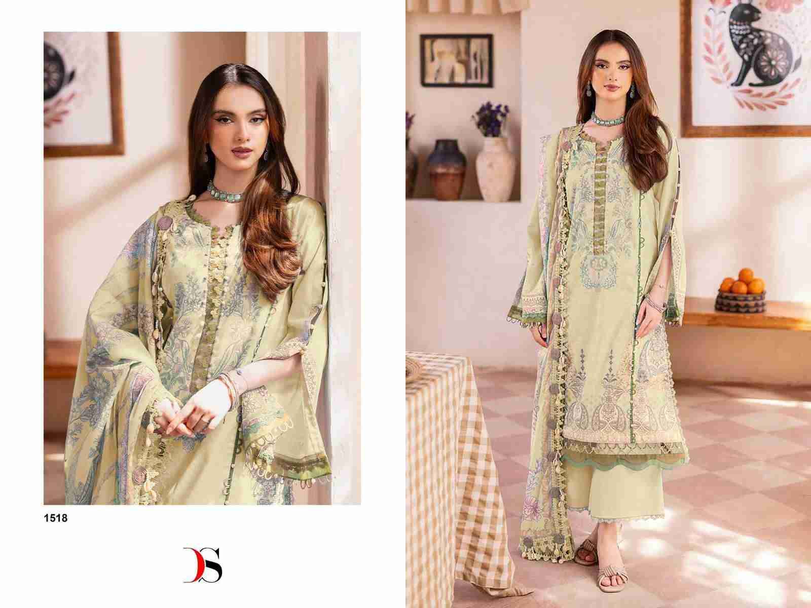 Jade Urbane-25 Vol-6 By Deepsy Suits 1511 To 1518 Series Pakistani Stylish Beautiful Colourful Printed & Embroidered Party Wear & Occasional Wear Pure Cotton Dresses At Wholesale Price