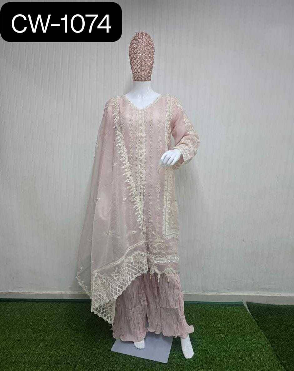 Mushk Hit Design 1074 Colours By Mushk 1074-A To 1074-C Series Beautiful Winter Collection Pakistani Suits Stylish Fancy Colorful Casual Wear & Ethnic Wear Heavy Chiffon Dresses At Wholesale Price