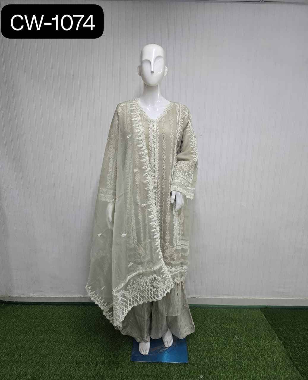 Mushk Hit Design 1074 Colours By Mushk 1074-A To 1074-C Series Beautiful Winter Collection Pakistani Suits Stylish Fancy Colorful Casual Wear & Ethnic Wear Heavy Chiffon Dresses At Wholesale Price