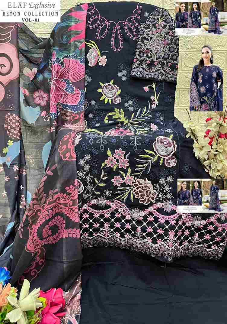 Elaf Exclusive Reyon Collection Vol-1 By Shree Fabs 4061 To 4065 Series Beautiful Pakistani Suits Colorful Stylish Fancy Casual Wear & Ethnic Wear Pure Rayon With Embroidered Dresses At Wholesale Price