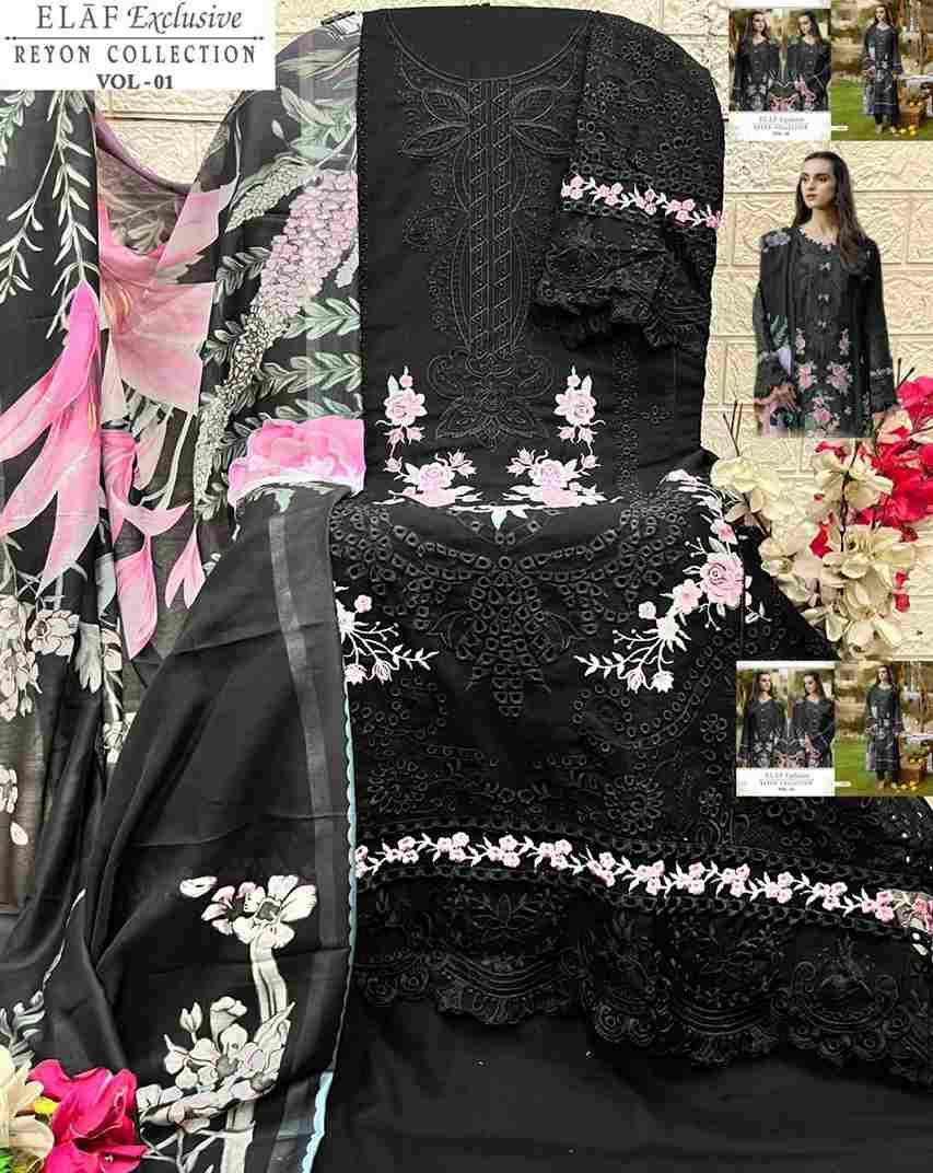 Elaf Exclusive Reyon Collection Vol-1 By Shree Fabs 4061 To 4065 Series Beautiful Pakistani Suits Colorful Stylish Fancy Casual Wear & Ethnic Wear Pure Rayon With Embroidered Dresses At Wholesale Price