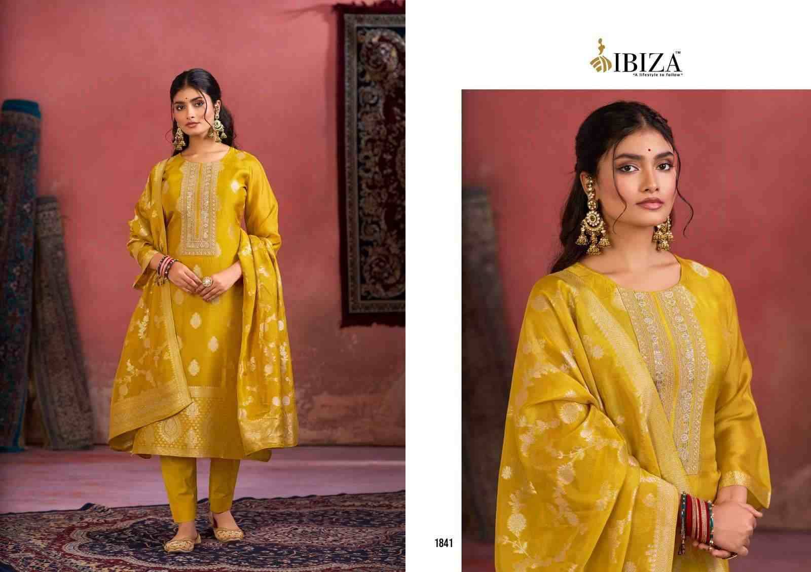 Biella By Ibiza 1841 To 1844 Series Beautiful Festive Suits Colorful Stylish Fancy Casual Wear & Ethnic Wear Bangalori Silk Jacquard Dresses At Wholesale Price