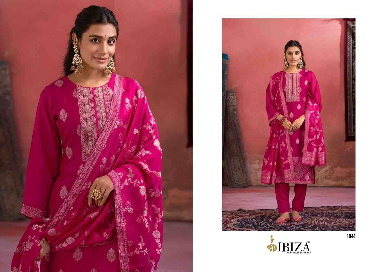 Biella By Ibiza 1841 To 1844 Series Beautiful Festive Suits Colorful Stylish Fancy Casual Wear & Ethnic Wear Bangalori Silk Jacquard Dresses At Wholesale Price