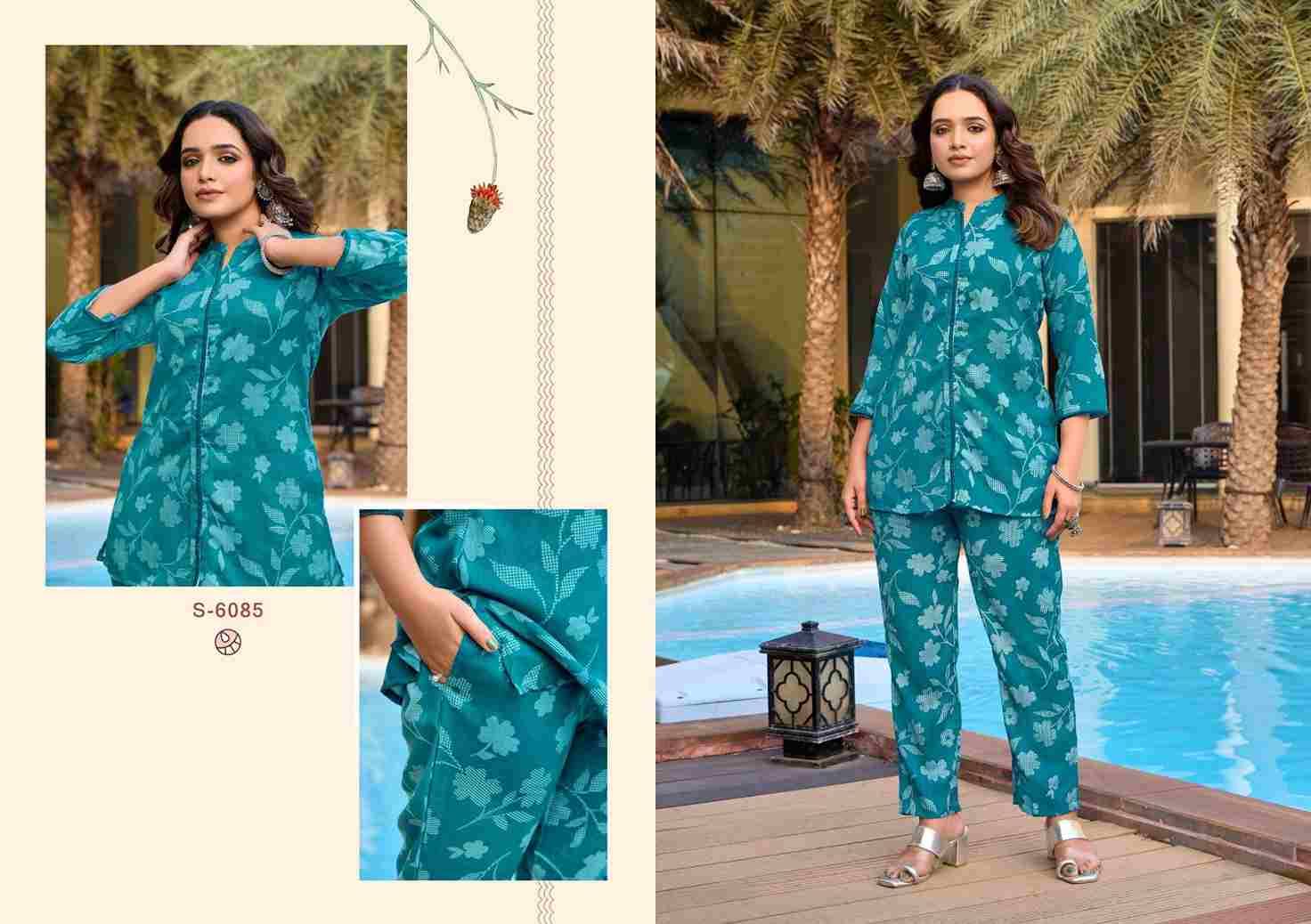 Hemakshi By SBS 6085 To 6090 Series Designer Stylish Fancy Colorful Beautiful Party Wear & Ethnic Wear Collection Cotton Co-Ords At Wholesale Price