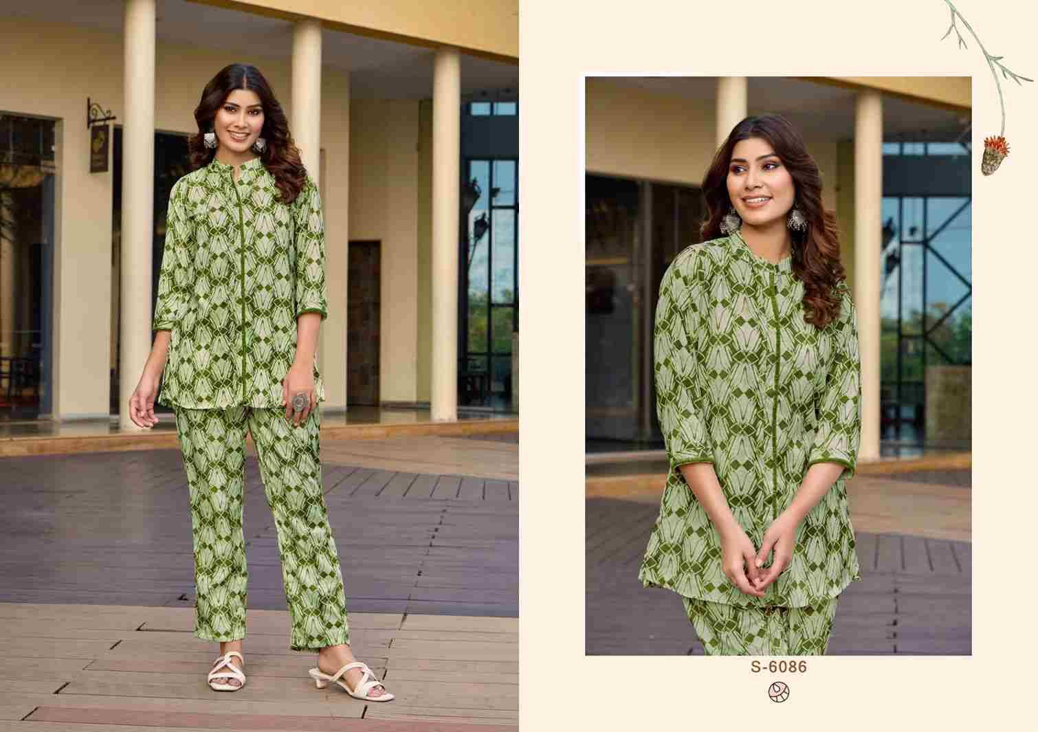 Hemakshi By SBS 6085 To 6090 Series Designer Stylish Fancy Colorful Beautiful Party Wear & Ethnic Wear Collection Cotton Co-Ords At Wholesale Price