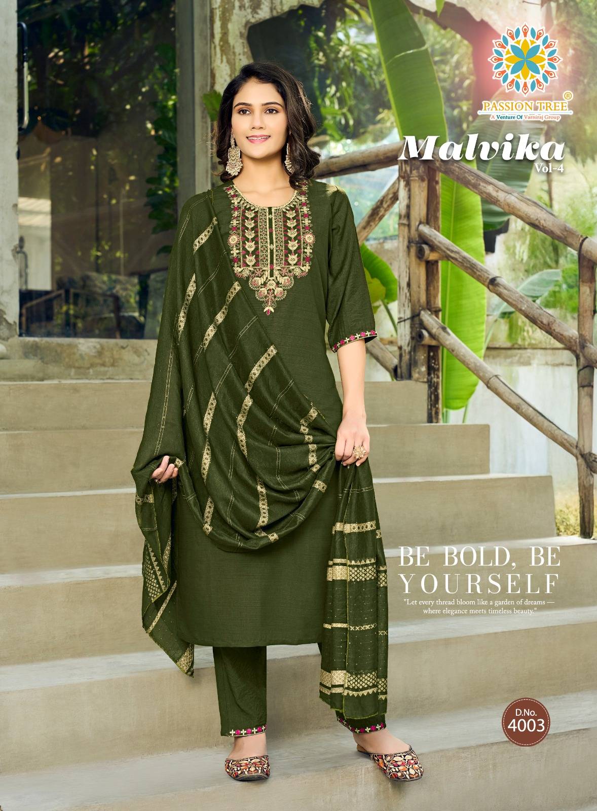 Malvika Vol-4 By Passion Tree 4001 To 4007 Series Beautiful Festive Suits Colorful Stylish Fancy Casual Wear & Ethnic Wear Vatican Dresses At Wholesale Price