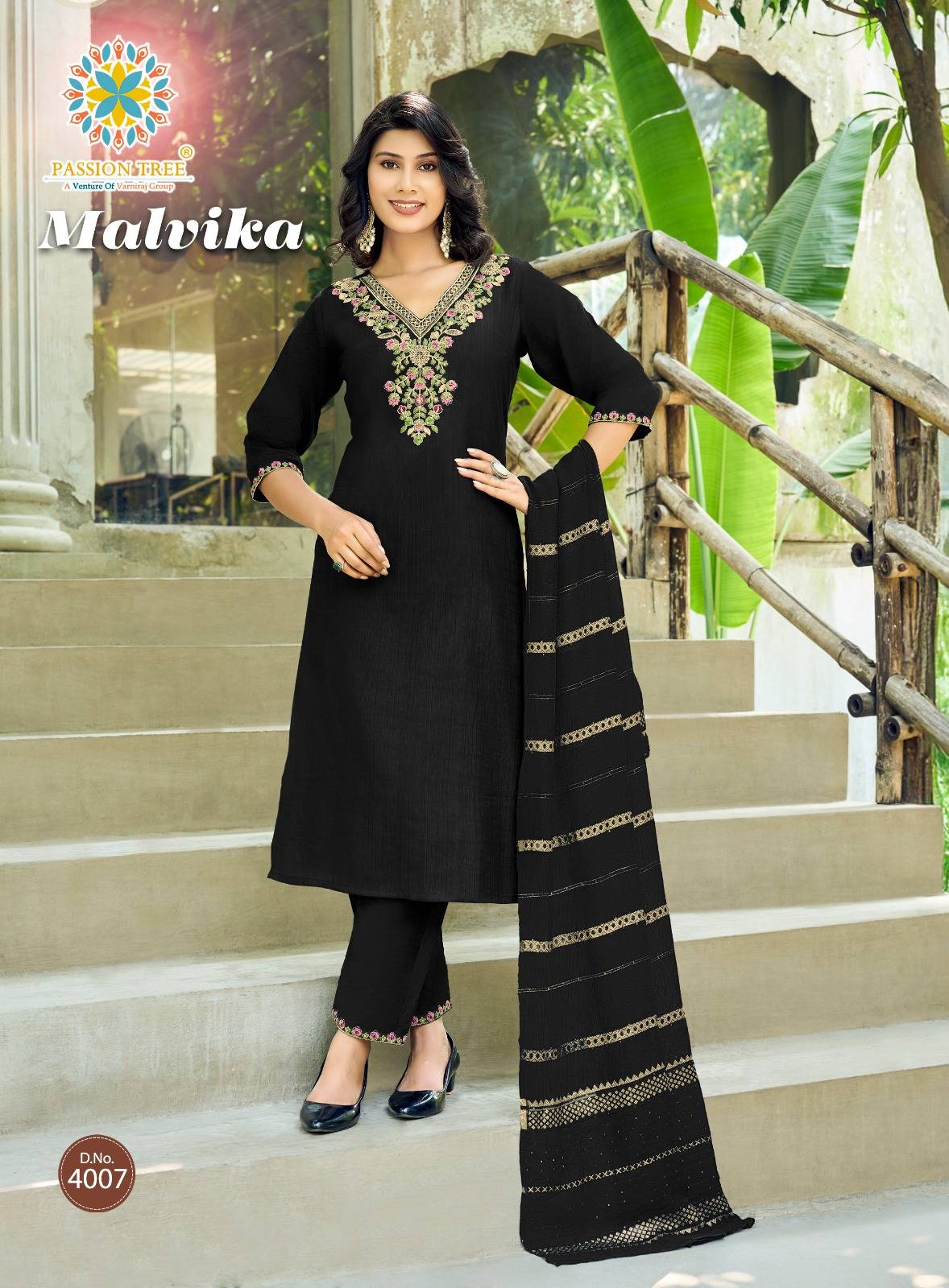 Malvika Vol-4 By Passion Tree 4001 To 4007 Series Beautiful Festive Suits Colorful Stylish Fancy Casual Wear & Ethnic Wear Vatican Dresses At Wholesale Price