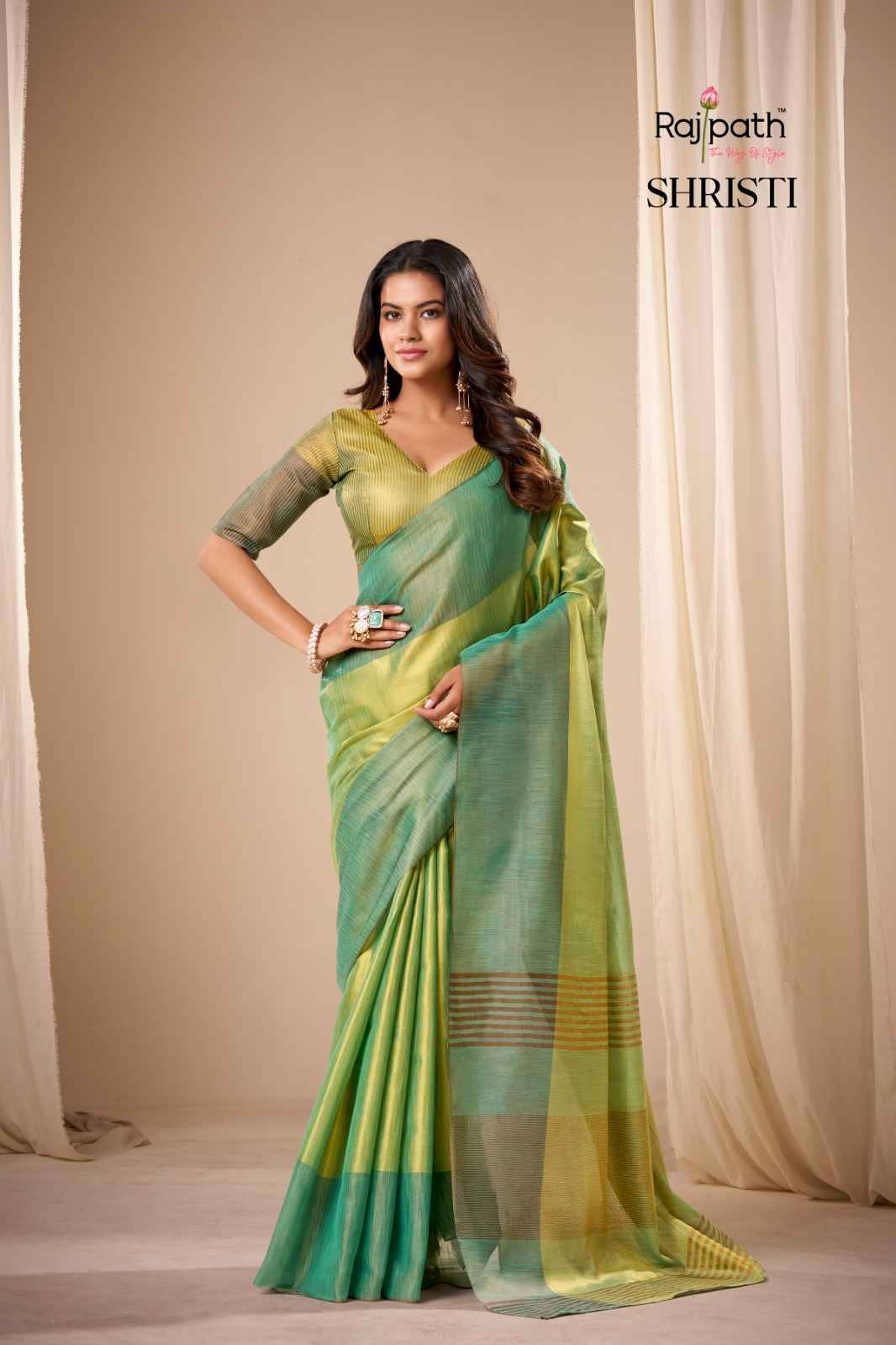 Shristi By Rajpath 652 To 657 Series Indian Traditional Wear Collection Beautiful Stylish Fancy Colorful Party Wear & Occasional Wear Soft Silk Sarees At Wholesale Price