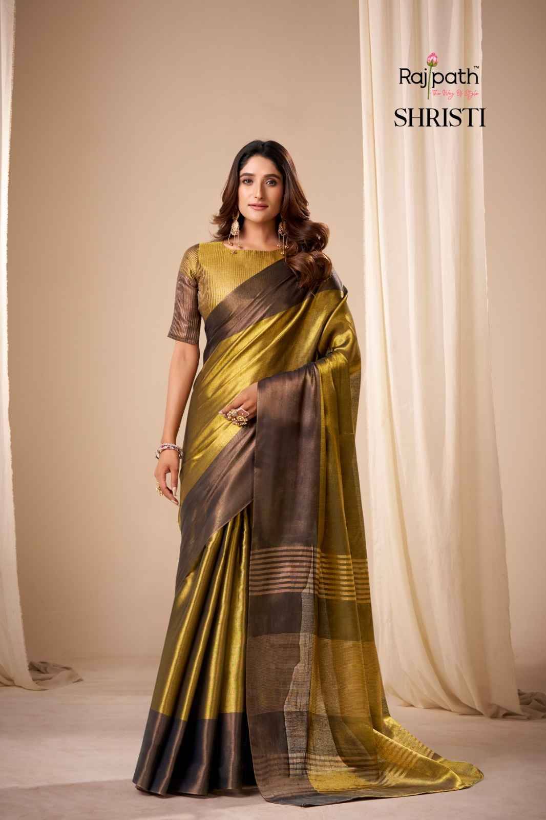 Shristi By Rajpath 652 To 657 Series Indian Traditional Wear Collection Beautiful Stylish Fancy Colorful Party Wear & Occasional Wear Soft Silk Sarees At Wholesale Price