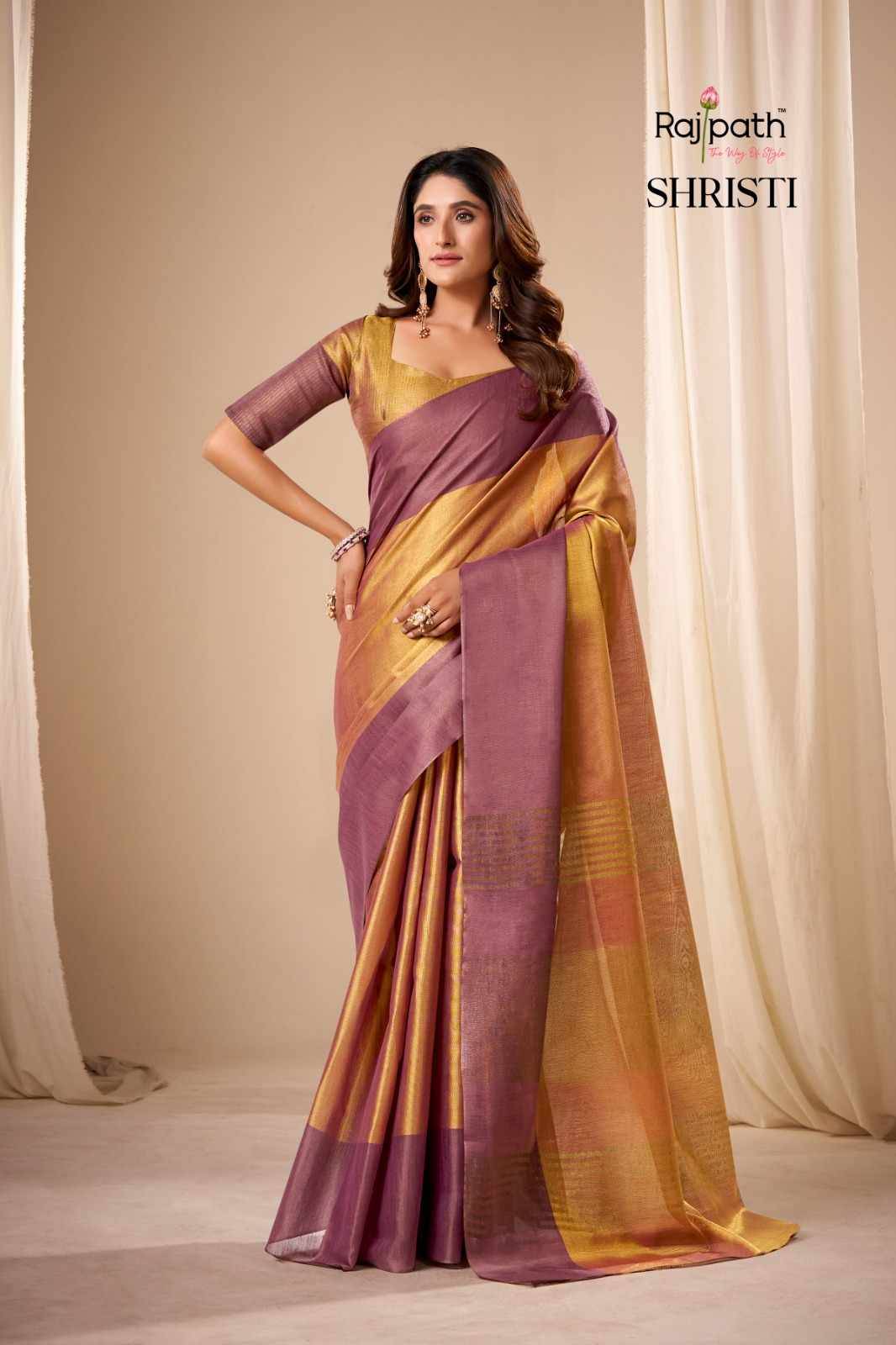 Shristi By Rajpath 652 To 657 Series Indian Traditional Wear Collection Beautiful Stylish Fancy Colorful Party Wear & Occasional Wear Soft Silk Sarees At Wholesale Price