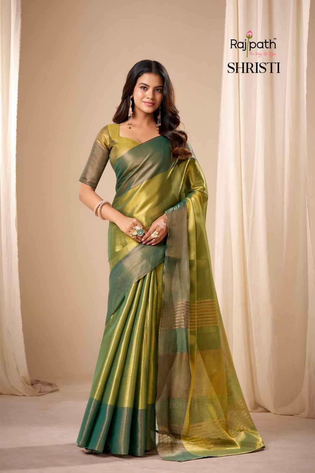 Shristi By Rajpath 652 To 657 Series Indian Traditional Wear Collection Beautiful Stylish Fancy Colorful Party Wear & Occasional Wear Soft Silk Sarees At Wholesale Price